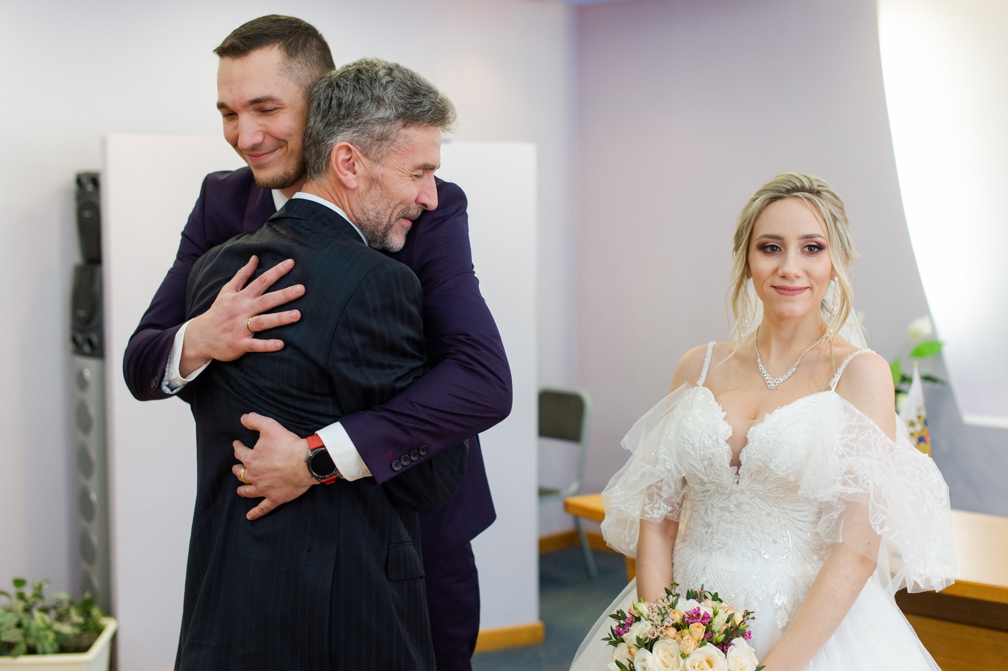 Студийная зимняя свадьба. Свадебный и семейный фотограф в Омске Мормулев Михаил