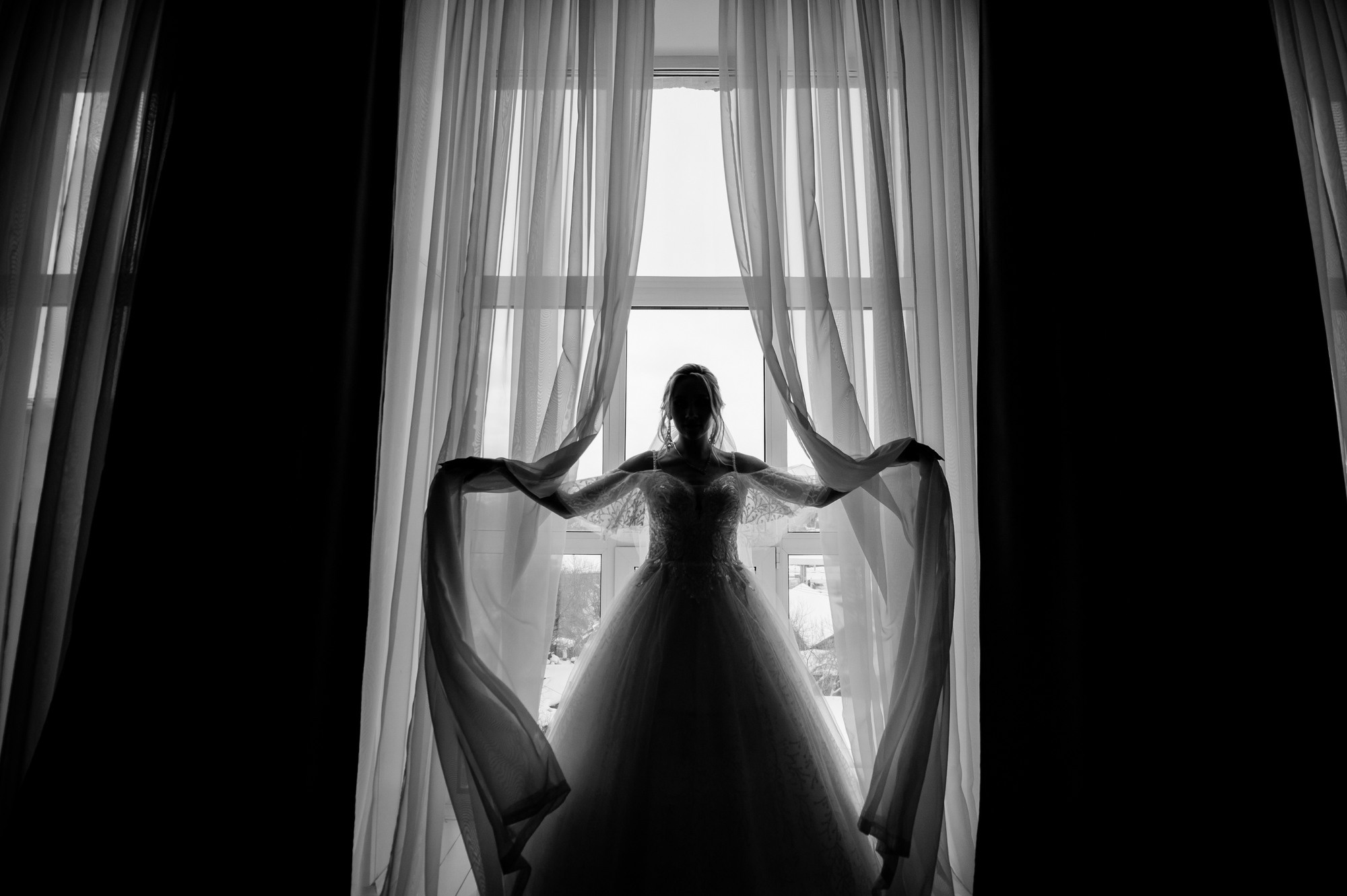 Студийная зимняя свадьба. Свадебный и семейный фотограф в Омске Мормулев Михаил