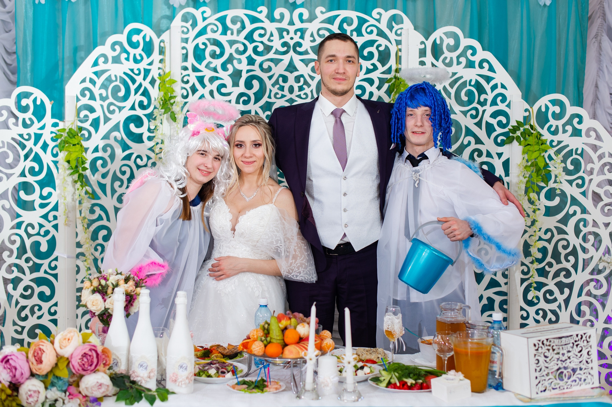 Студийная зимняя свадьба. Свадебный и семейный фотограф в Омске Мормулев Михаил