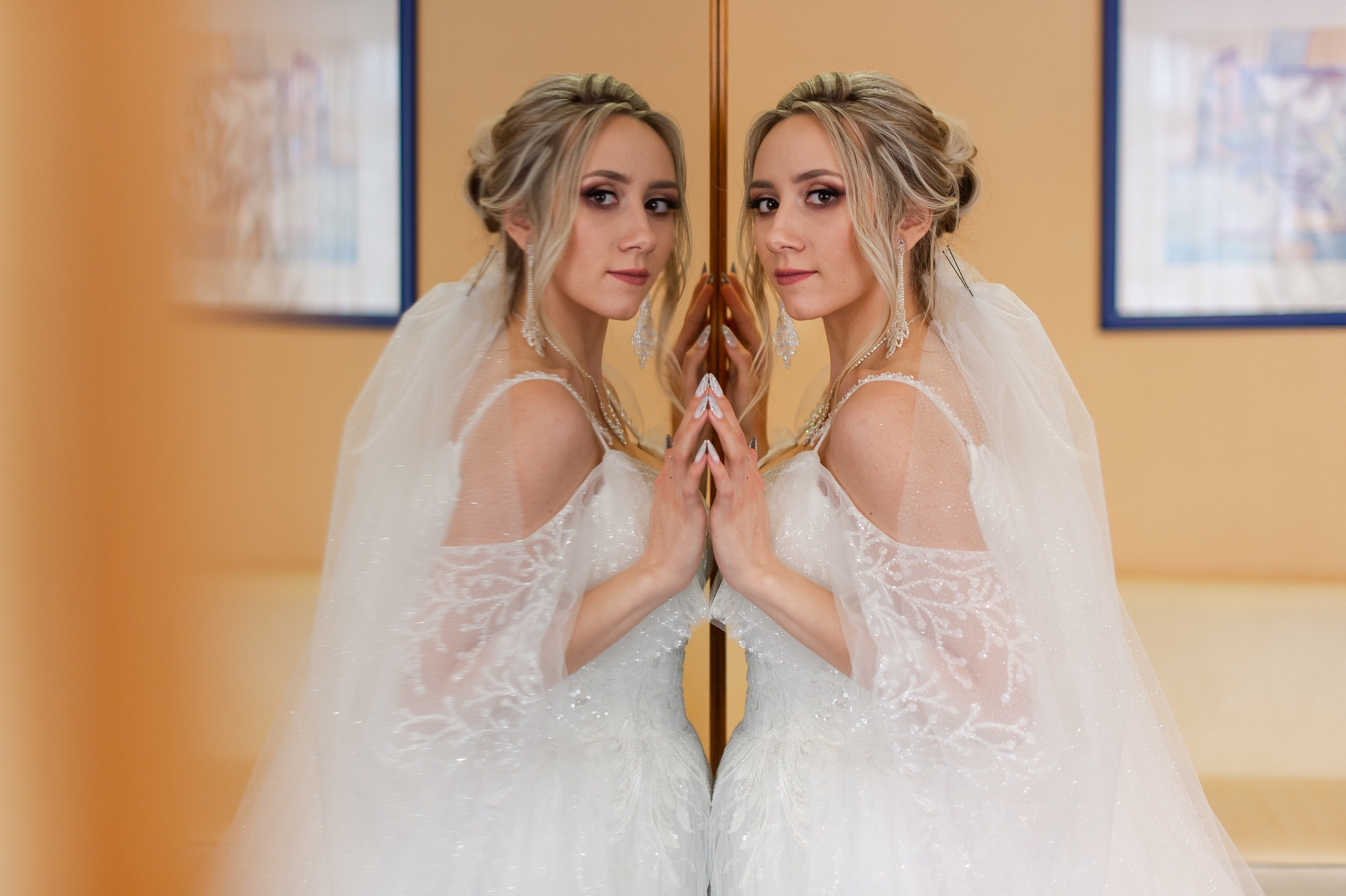 Студийная зимняя свадьба. Свадебный и семейный фотограф в Омске Мормулев Михаил