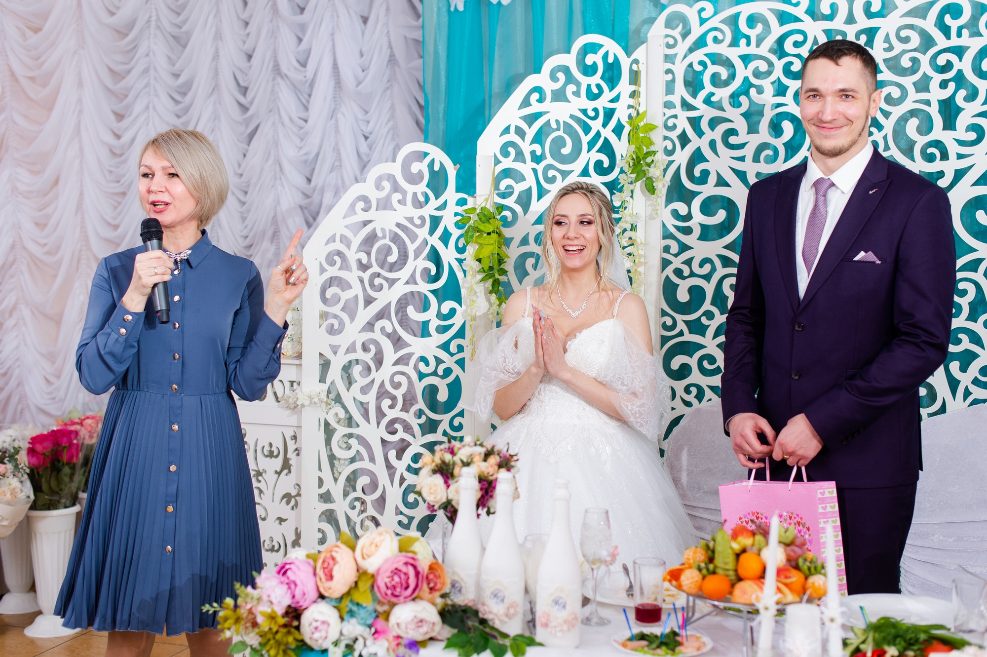 Студийная зимняя свадьба. Свадебный и семейный фотограф в Омске Мормулев Михаил