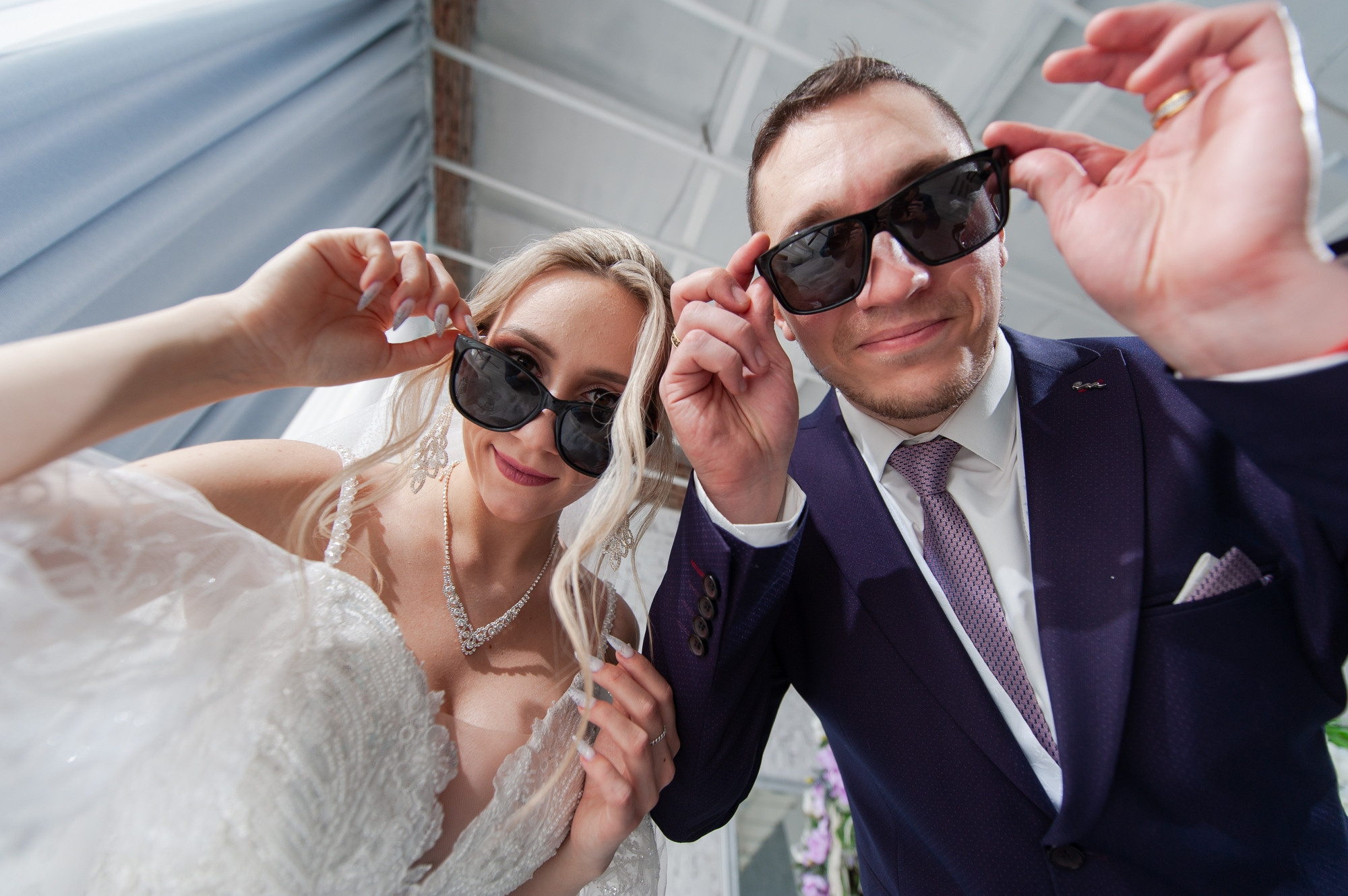 Студийная зимняя свадьба. Свадебный и семейный фотограф в Омске Мормулев Михаил