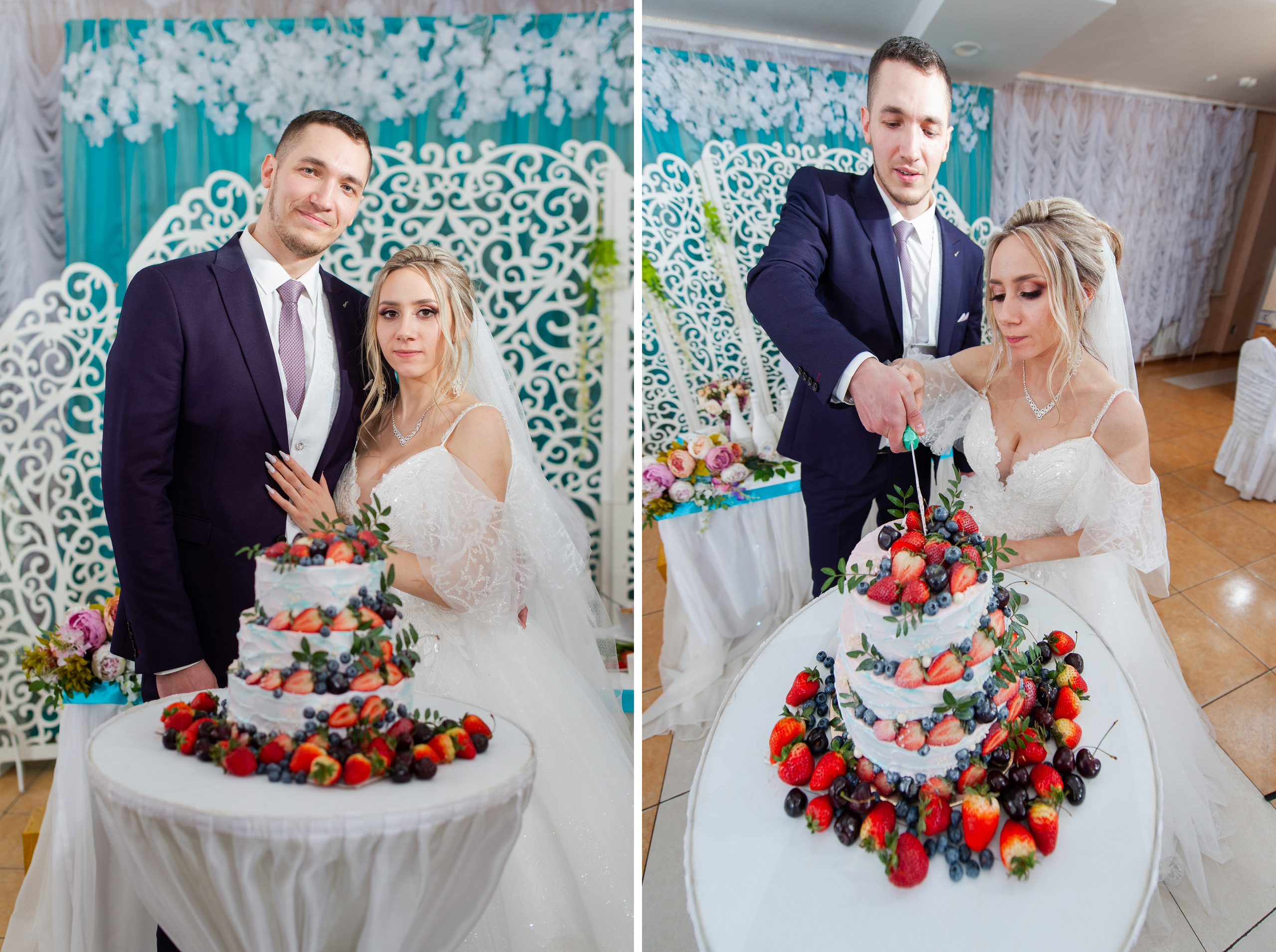 Студийная зимняя свадьба. Свадебный и семейный фотограф в Омске Мормулев Михаил