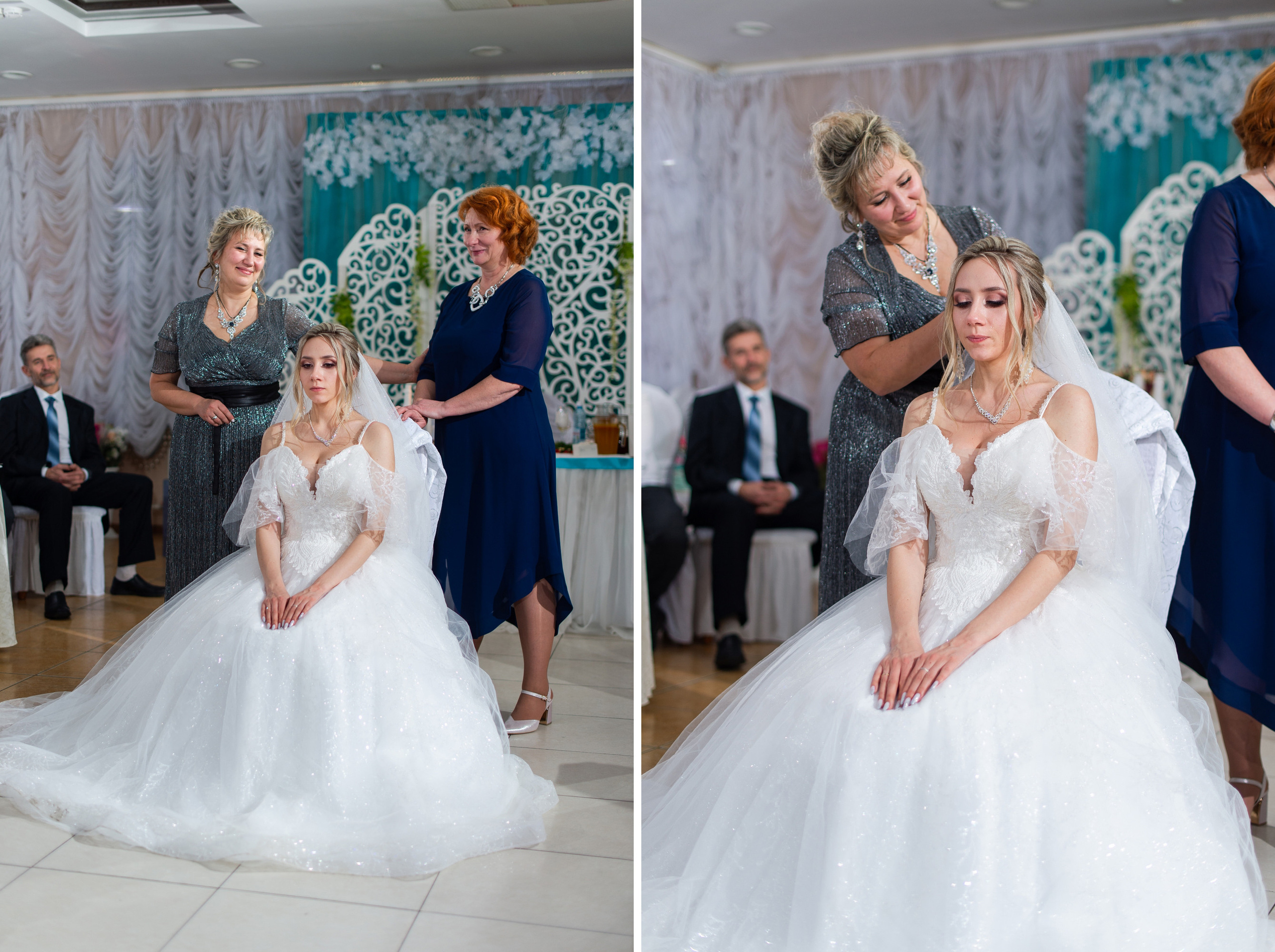 Студийная зимняя свадьба. Свадебный и семейный фотограф в Омске Мормулев Михаил