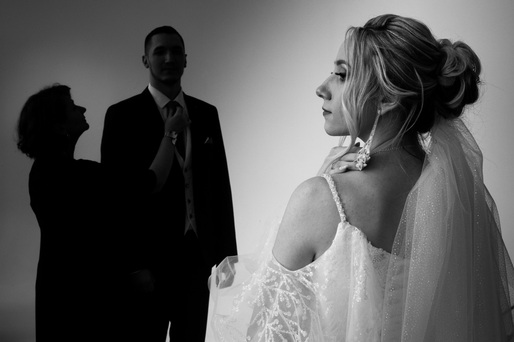 Студийная зимняя свадьба. Свадебный и семейный фотограф в Омске Мормулев Михаил