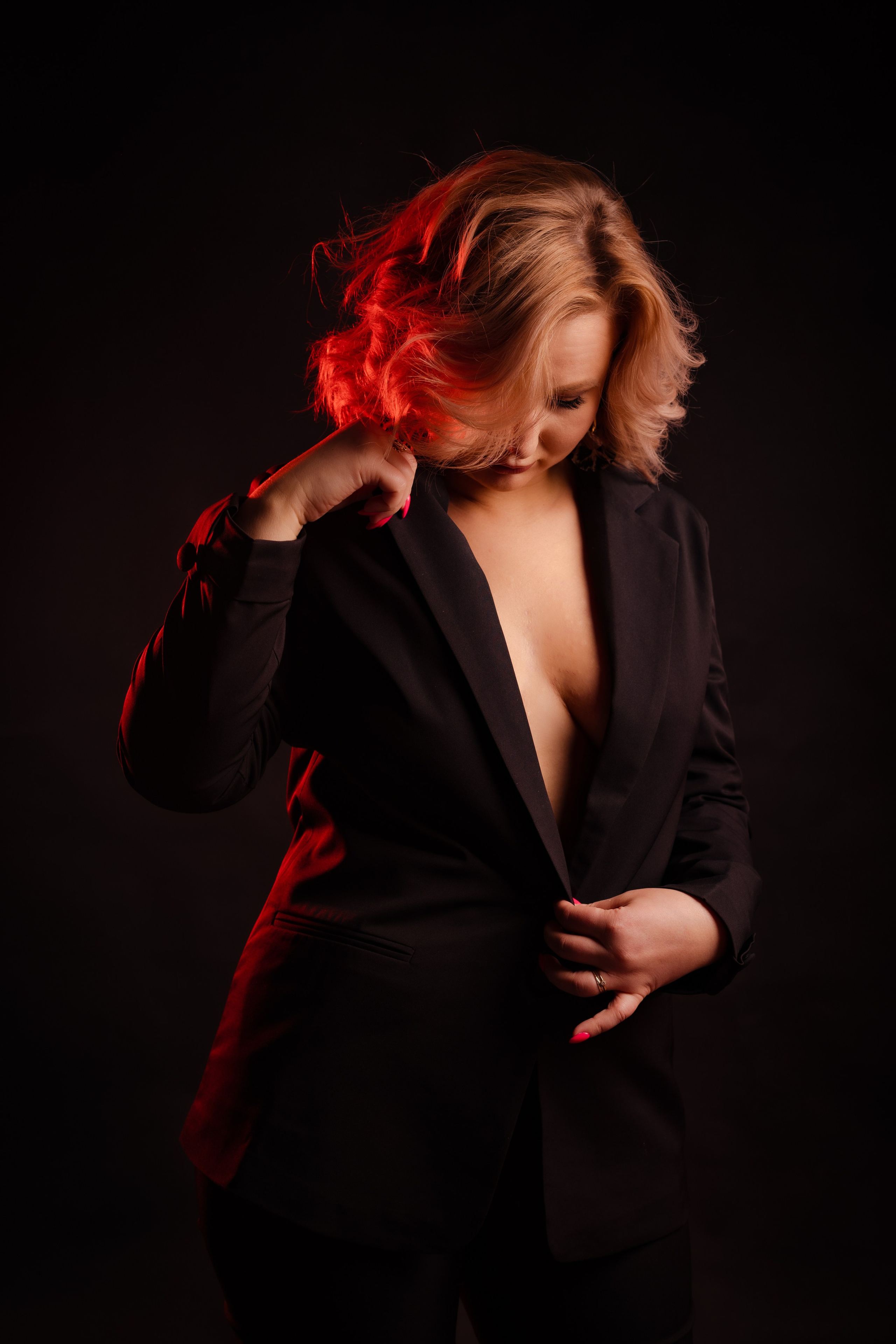 Анна Гламурная в черном. Свадебный фотограф в Москве