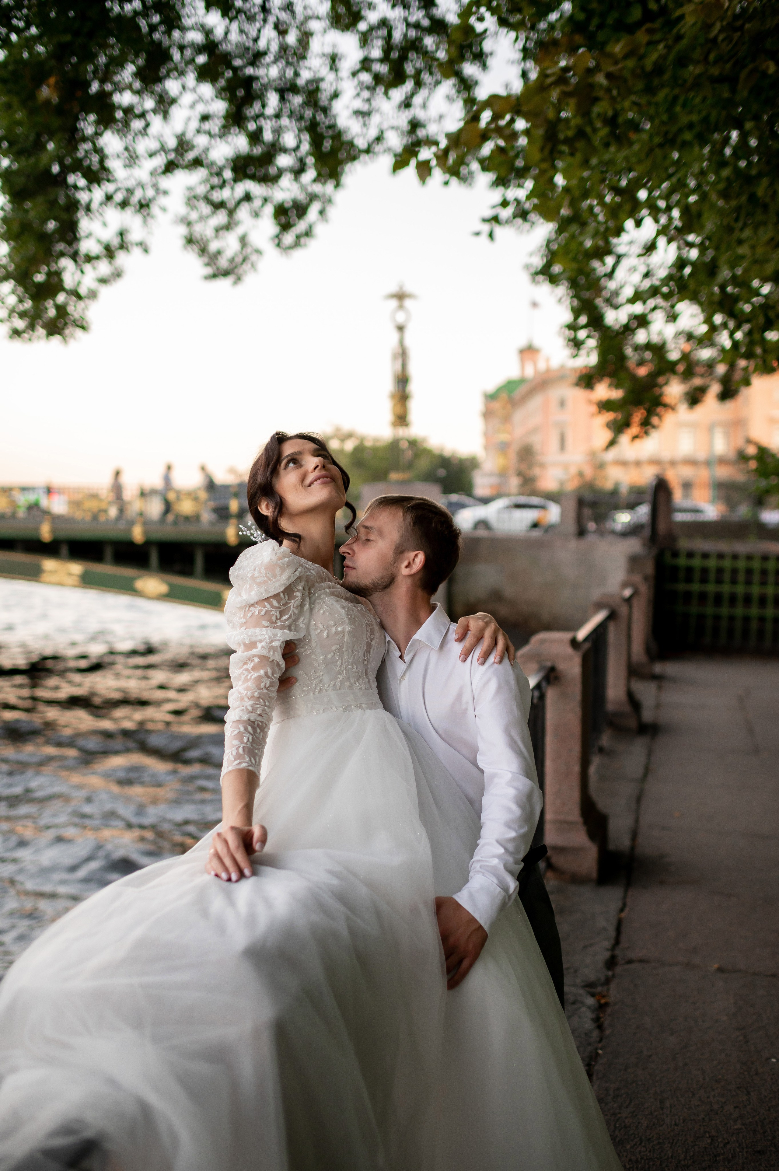 Кирилл и Анжела (круассаны, кофе и фотосессия в Летнем саду). Портретный, семейный и свадебный фотограф в Санкт-Петербурге и в Пушкине Ширяев Денис