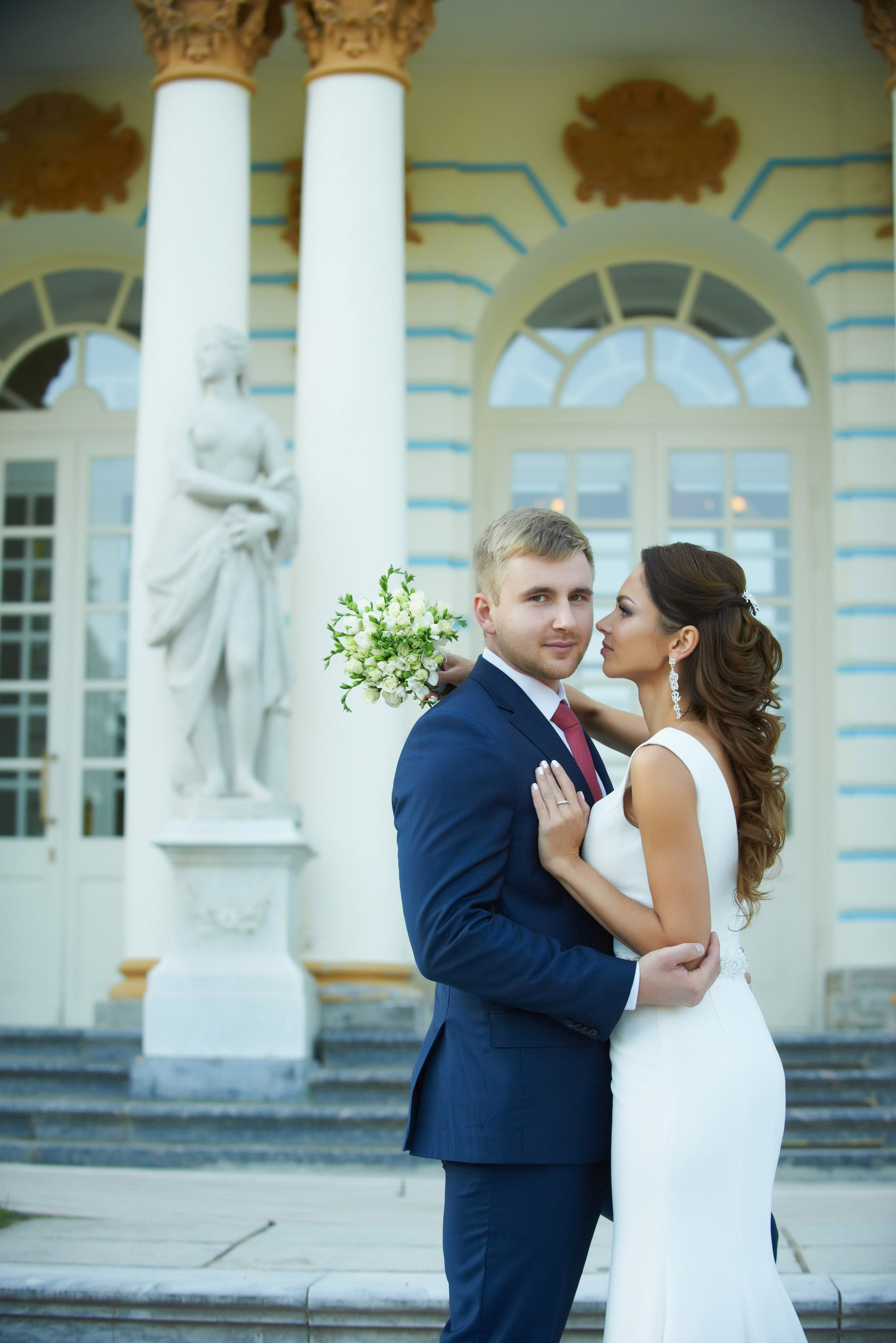 Максим и Наталья (свадебная фотосессия в Пушкине в Екатерининском парке). Портретный, семейный и свадебный фотограф в Санкт-Петербурге и в Пушкине Ширяев Денис