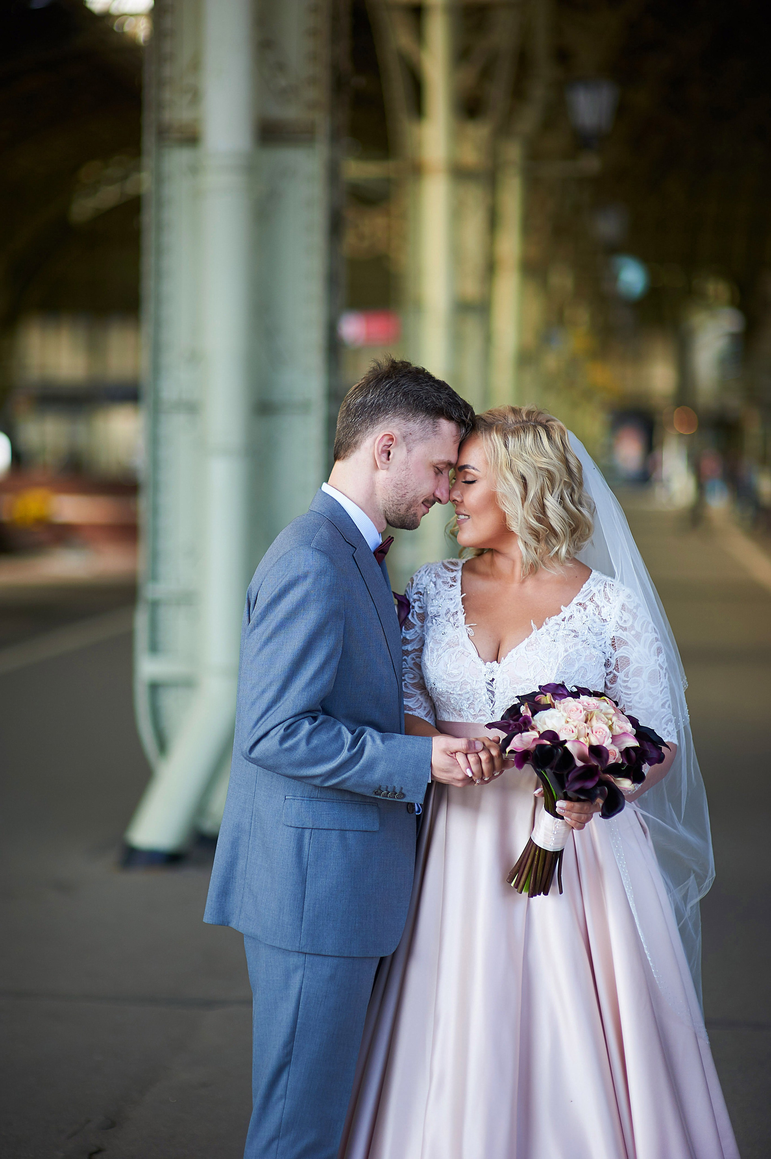 Марта и Анатолий (фотосессия на Витебском вокзале). Портретный, семейный и свадебный фотограф в Санкт-Петербурге и в Пушкине Ширяев Денис