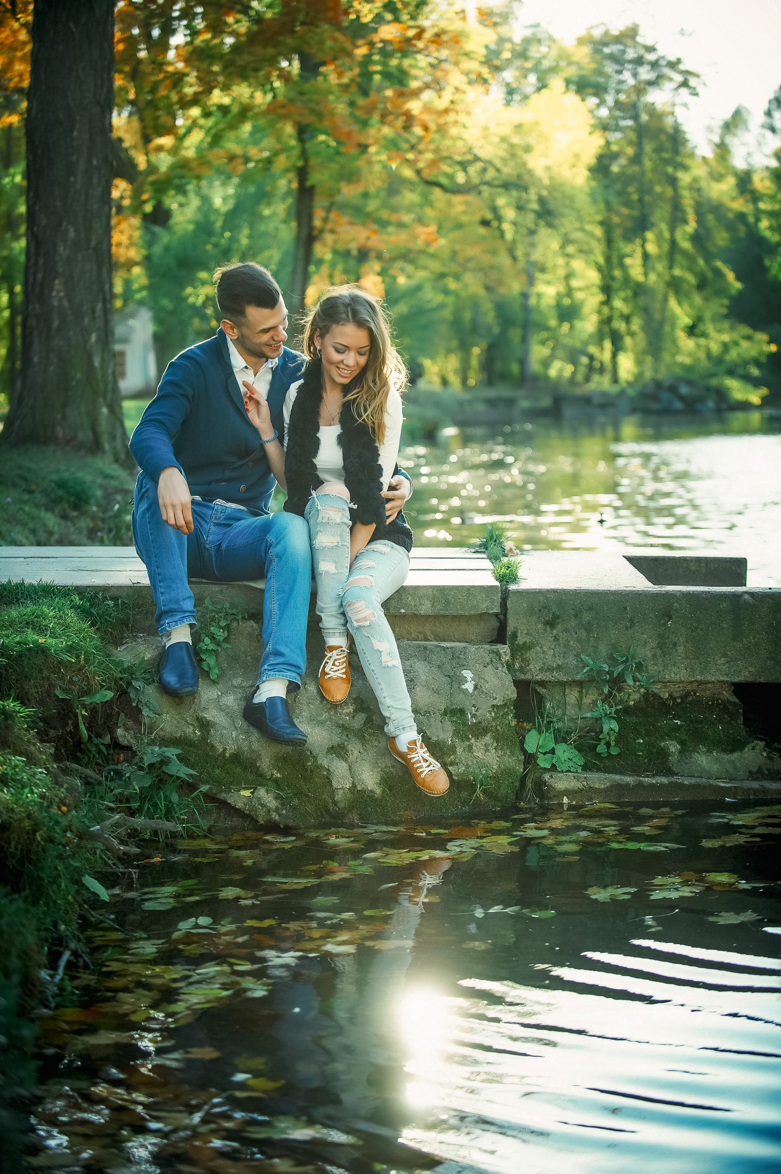 Love story в Пушкине в Екатерининском и Александровском парке. Портретный, семейный и свадебный фотограф в Санкт-Петербурге и в Пушкине Ширяев Денис