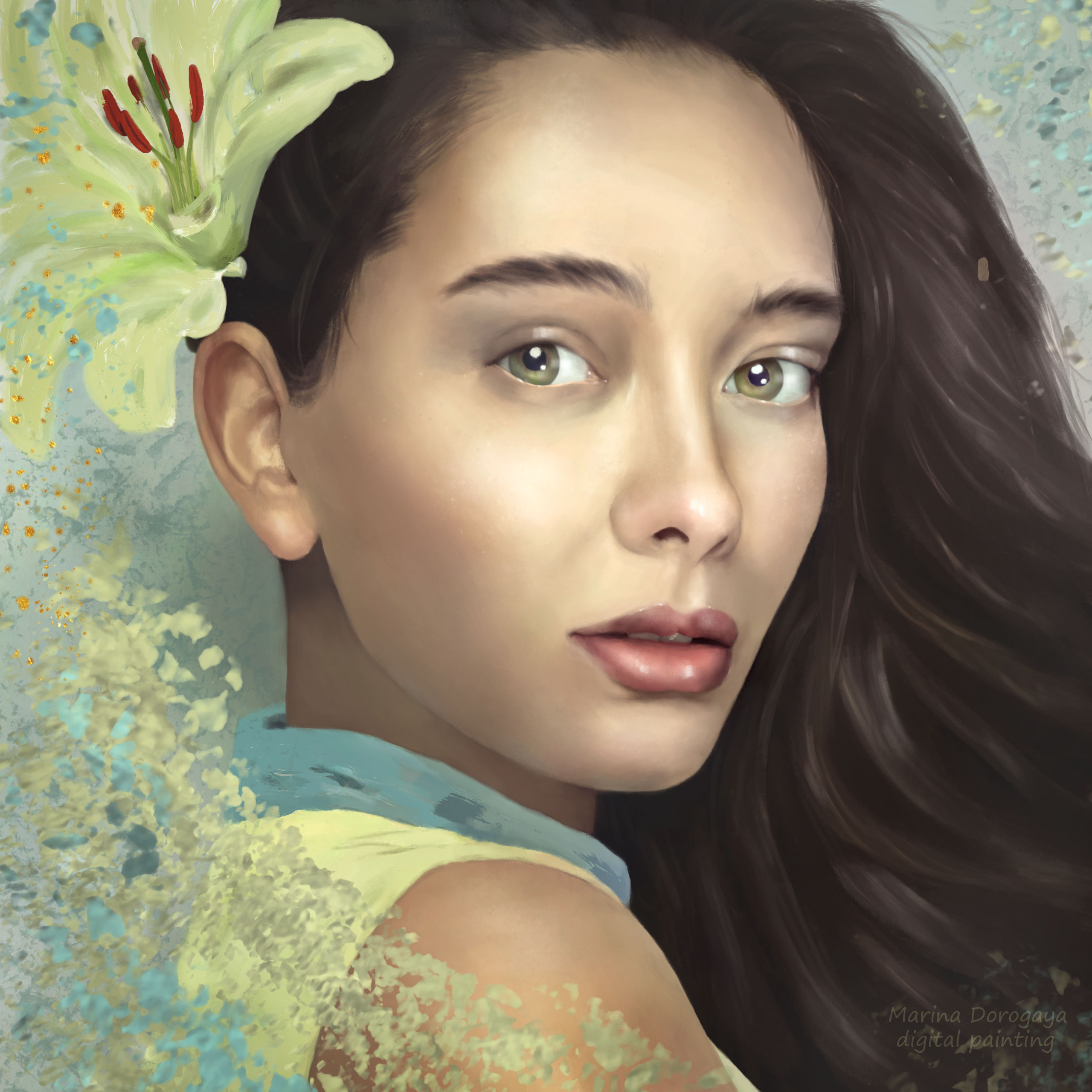 Цифровая живопись по фотографии. Ретушер в Санкт-Петербурге Марина Дорогая