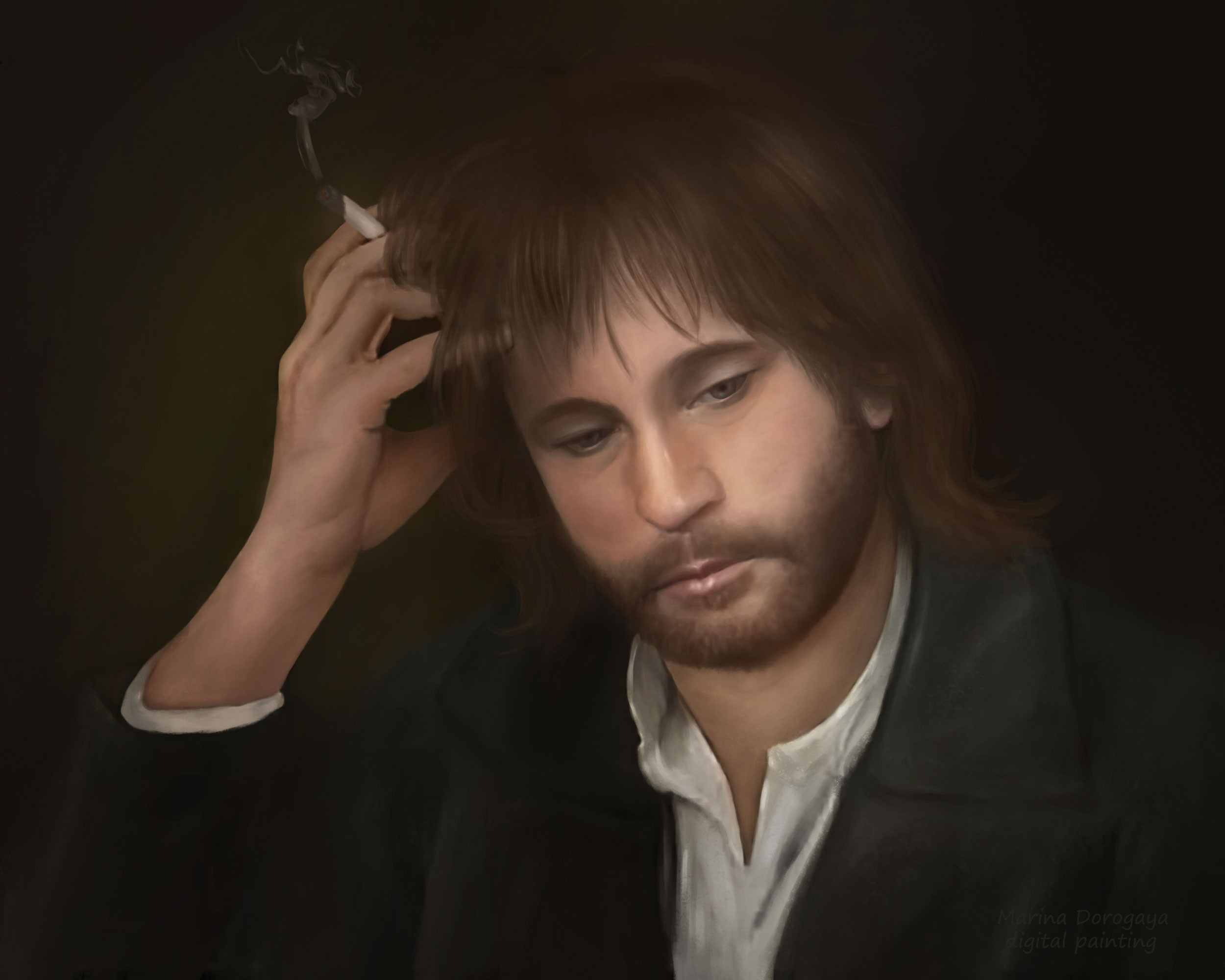 Цифровая живопись по фотографии. Ретушер в Санкт-Петербурге Марина Дорогая