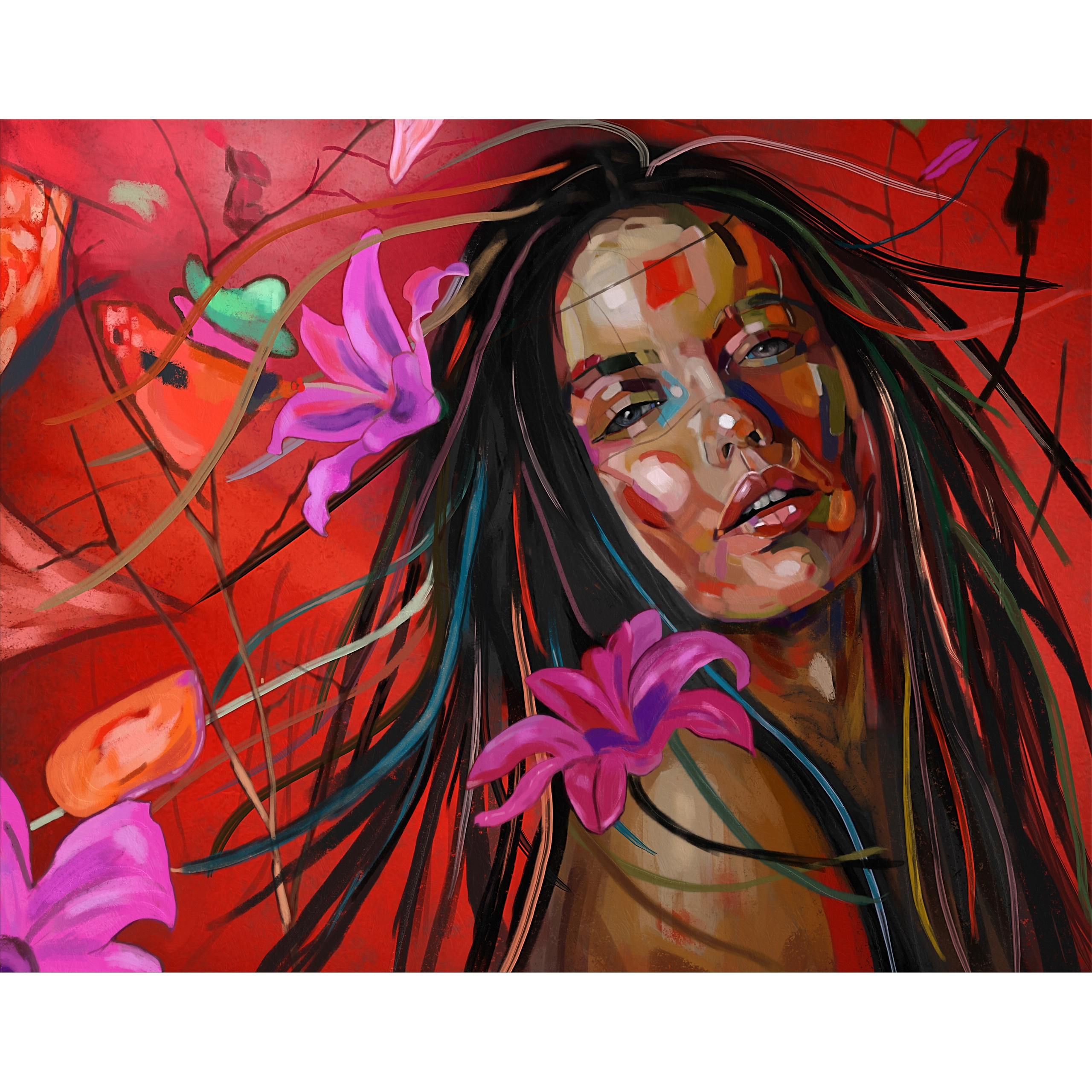 Портрет в стиле Анны Босек