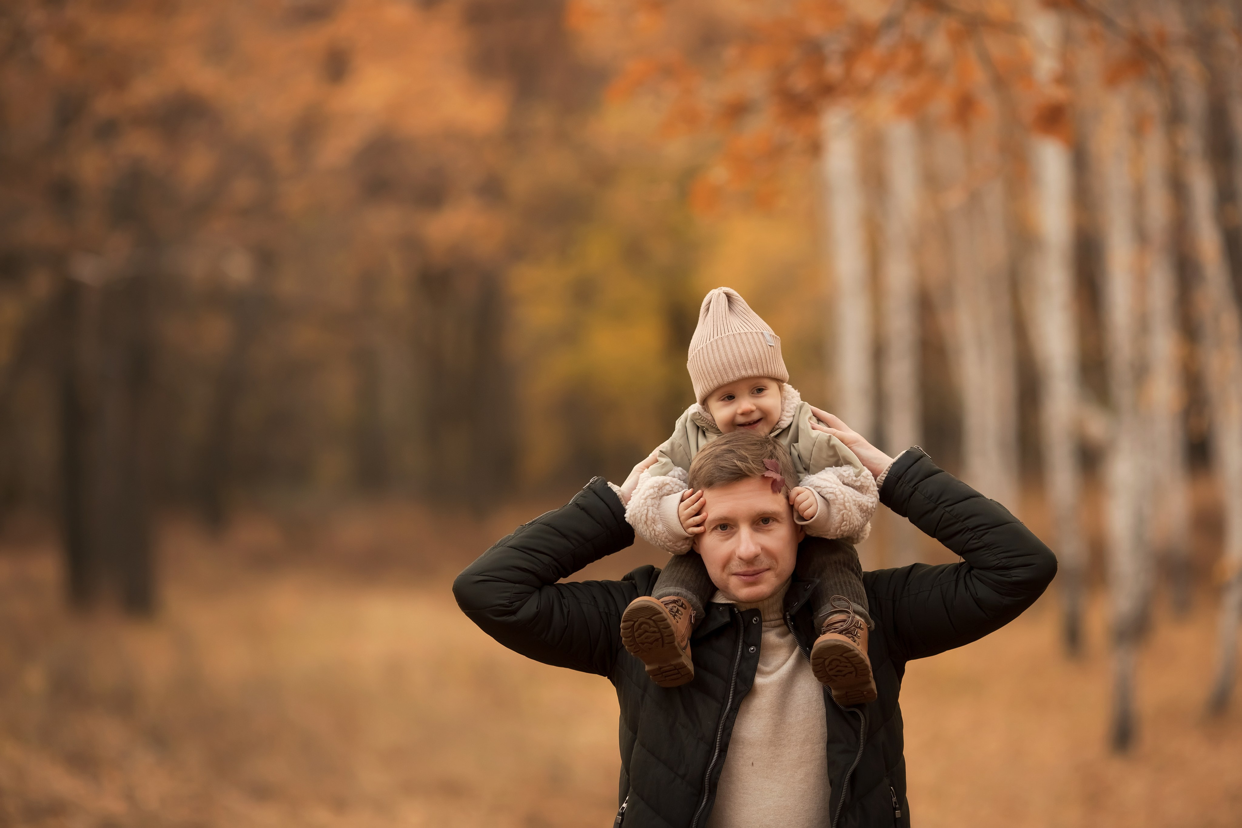 Осень в лесу. Семейный и детский фотограф в Саратове Полина Коткина