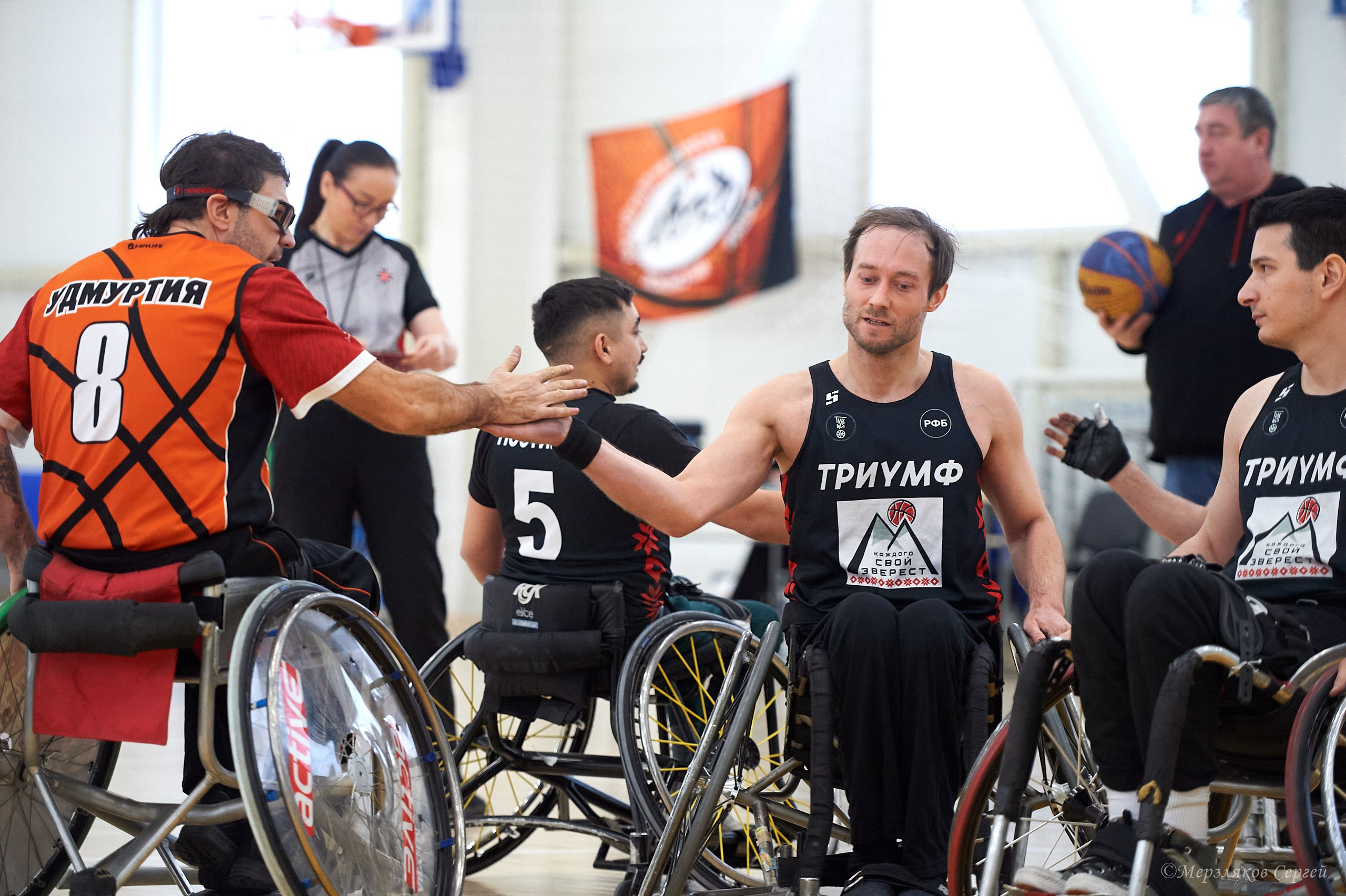 X традиционный Рождественский турнир по баскетболу на колясках. Ижевск. Спортивный репортажный фотограф в Ижевске Сергей Мерзляков