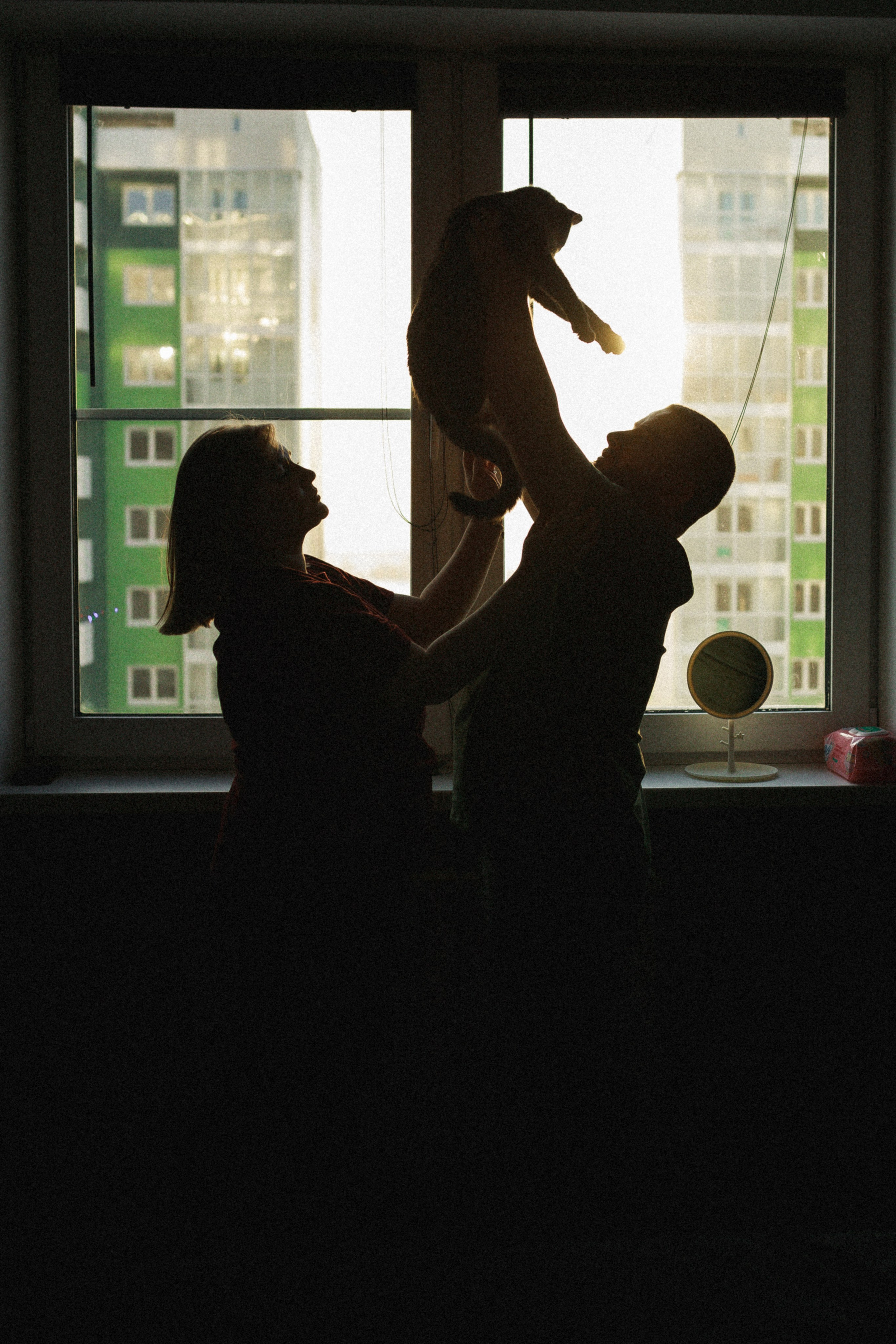 Домашняя ♥ Настя, Стас и кот Василий. Фотограф Тверь. Свадебные, семейные, индивидуальные фотосессии