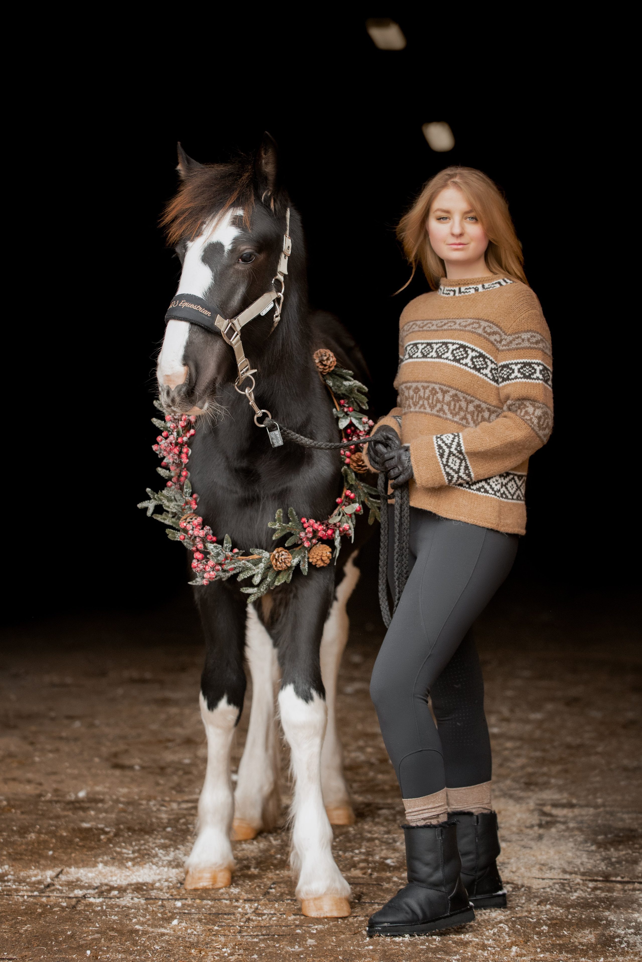 Зимний Настасьин табун. Куракина Дарья • Конный фотограф