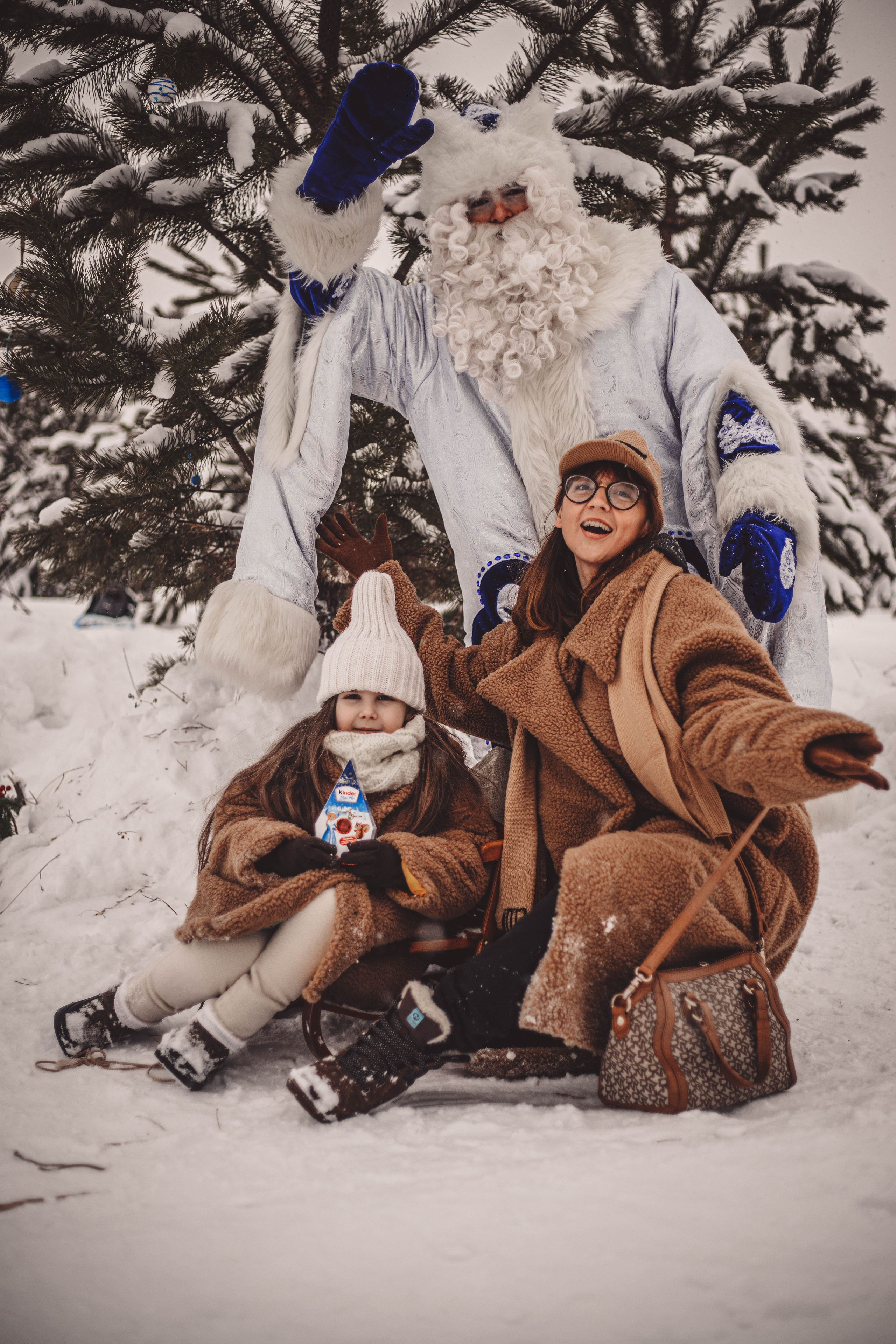 Фотопроект - Волшебная встреча с Дедом Морозом. Семейный и женский фотограф Кемерово Мария Степ