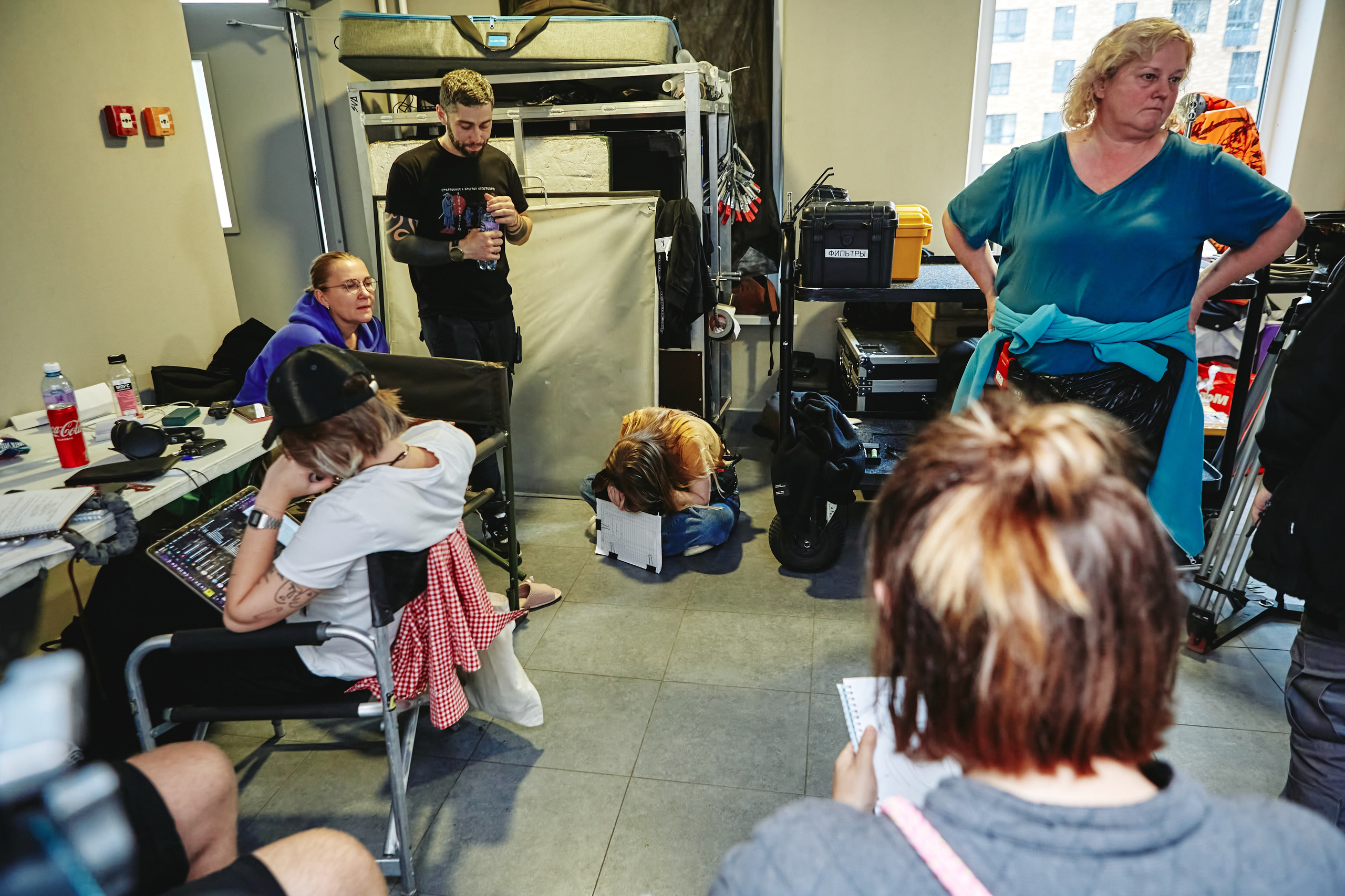 Backstage. Visual artist Konstantin KoT