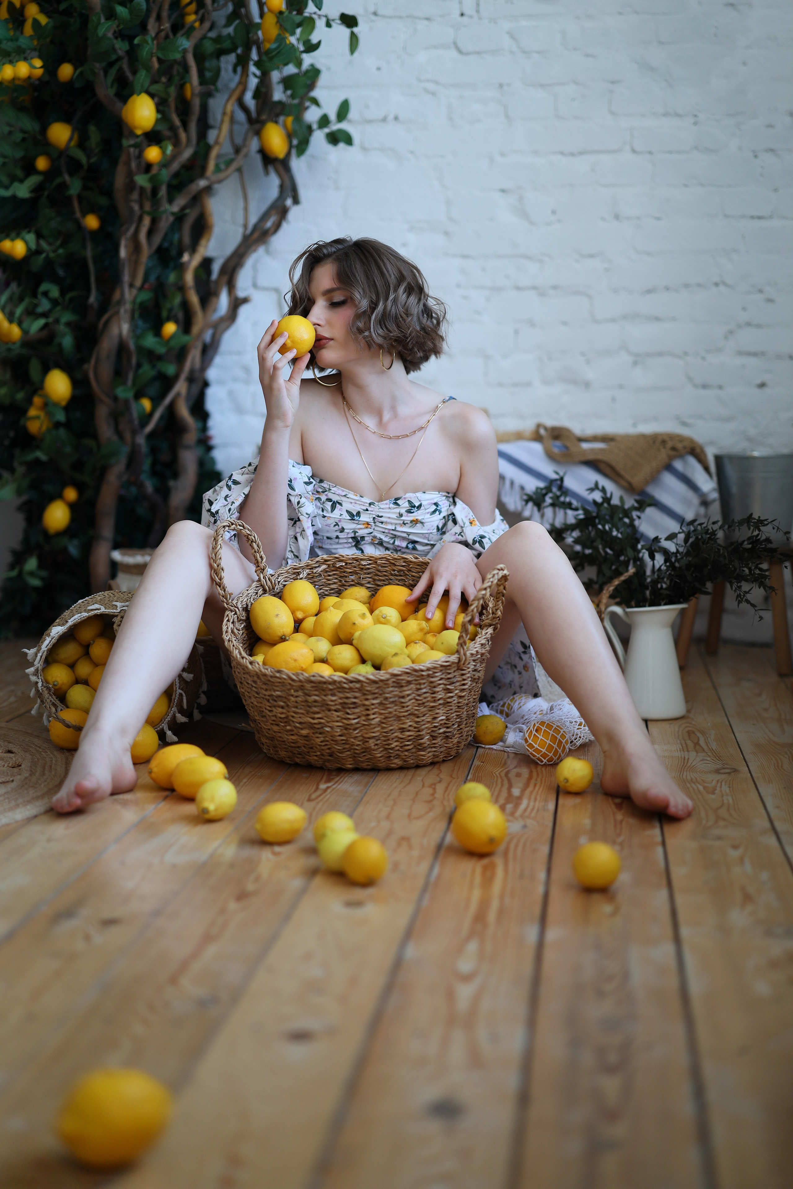 Фотосессия с Лимонами. Свадебный и семейный фотограф в Абхазии Жанна Соснина