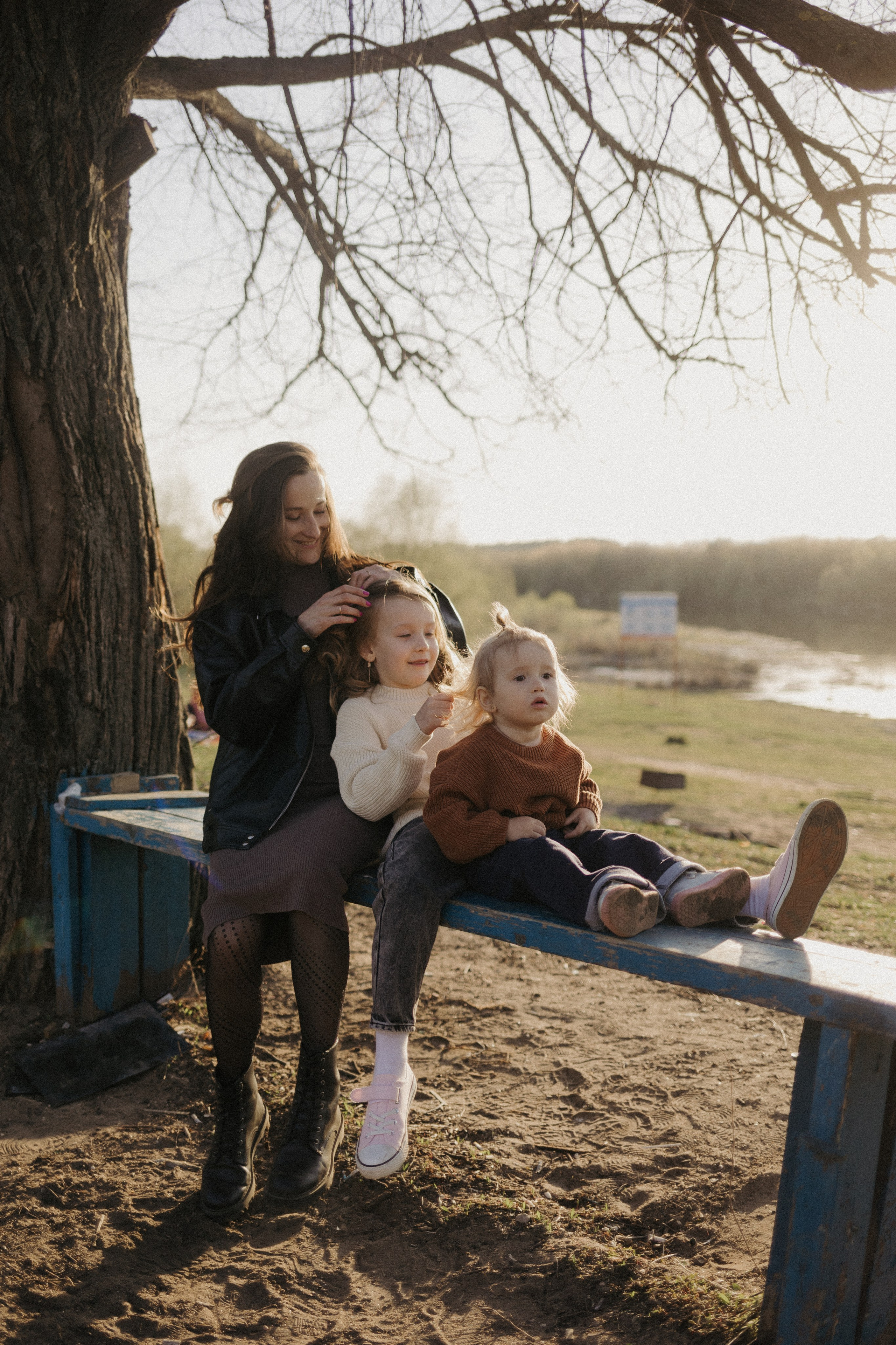 Две дочки. 23.04.2023. Семейный, портретный и свадебный фотограф в Москве и Одинцово Лощинина Мария