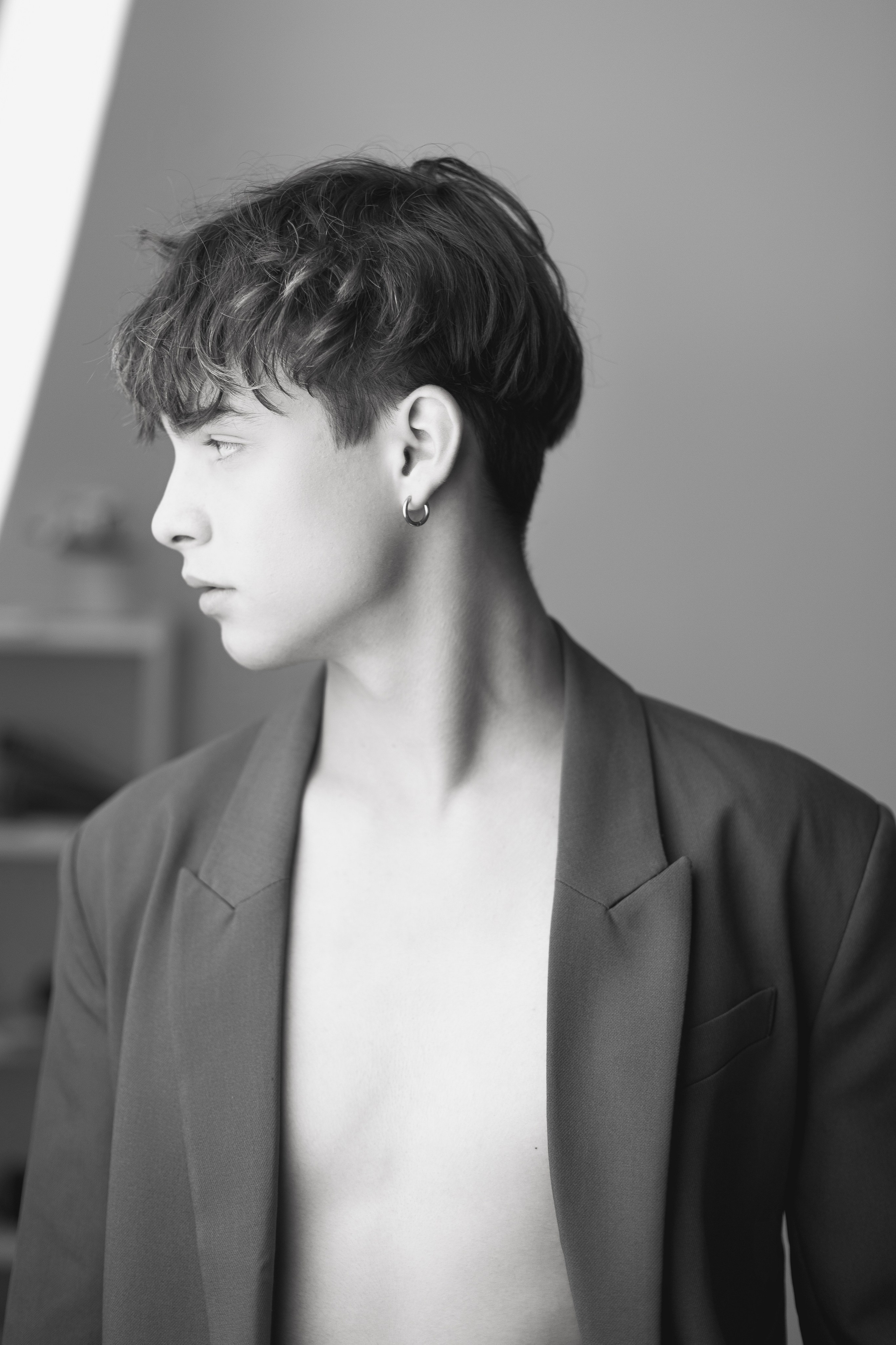 Мужской портрет ЧБ