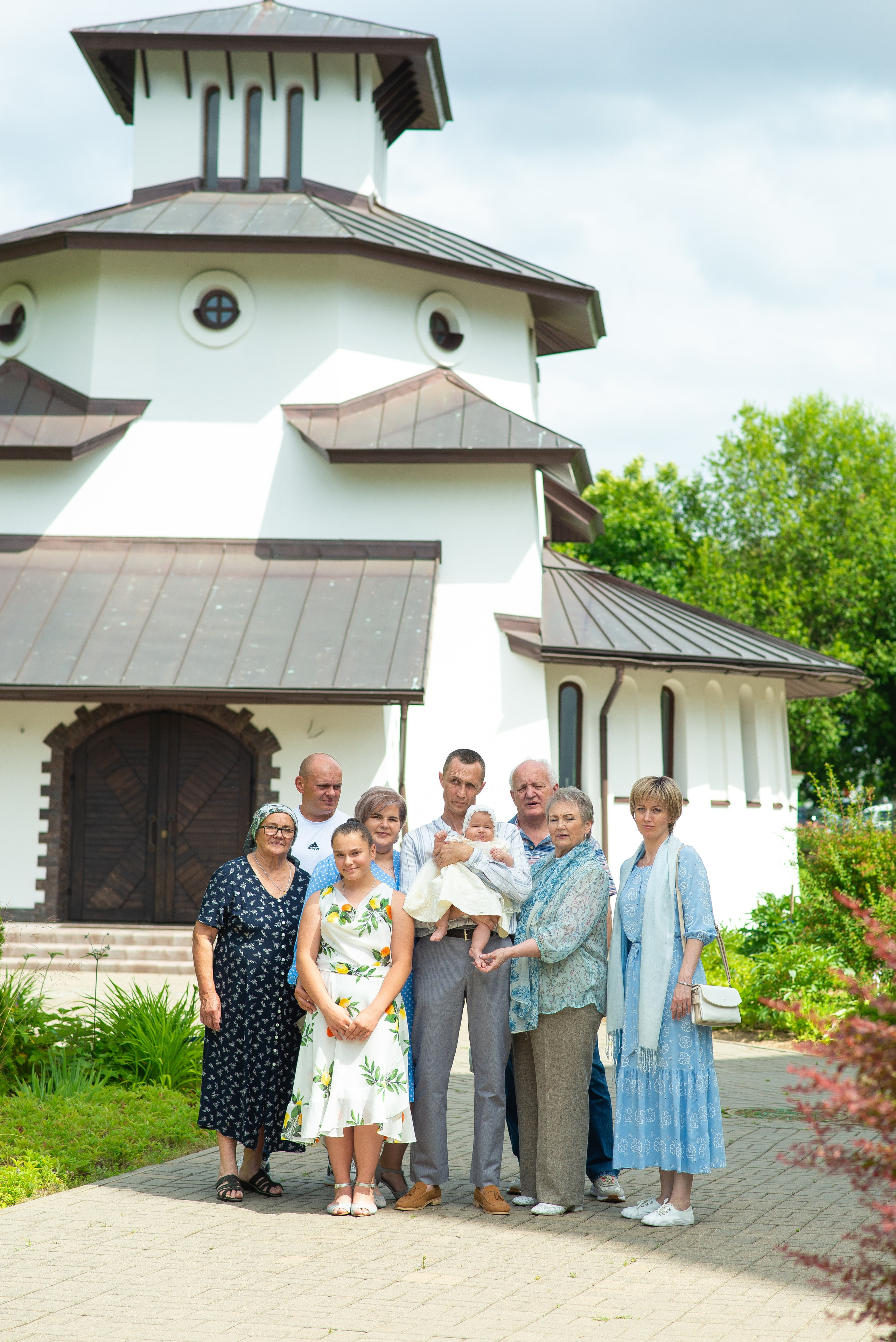 Крещение Машеньки в хр.Преображения Господня. Семейный фотограф на выписку из роддома и крещение Минск Настя Гришук