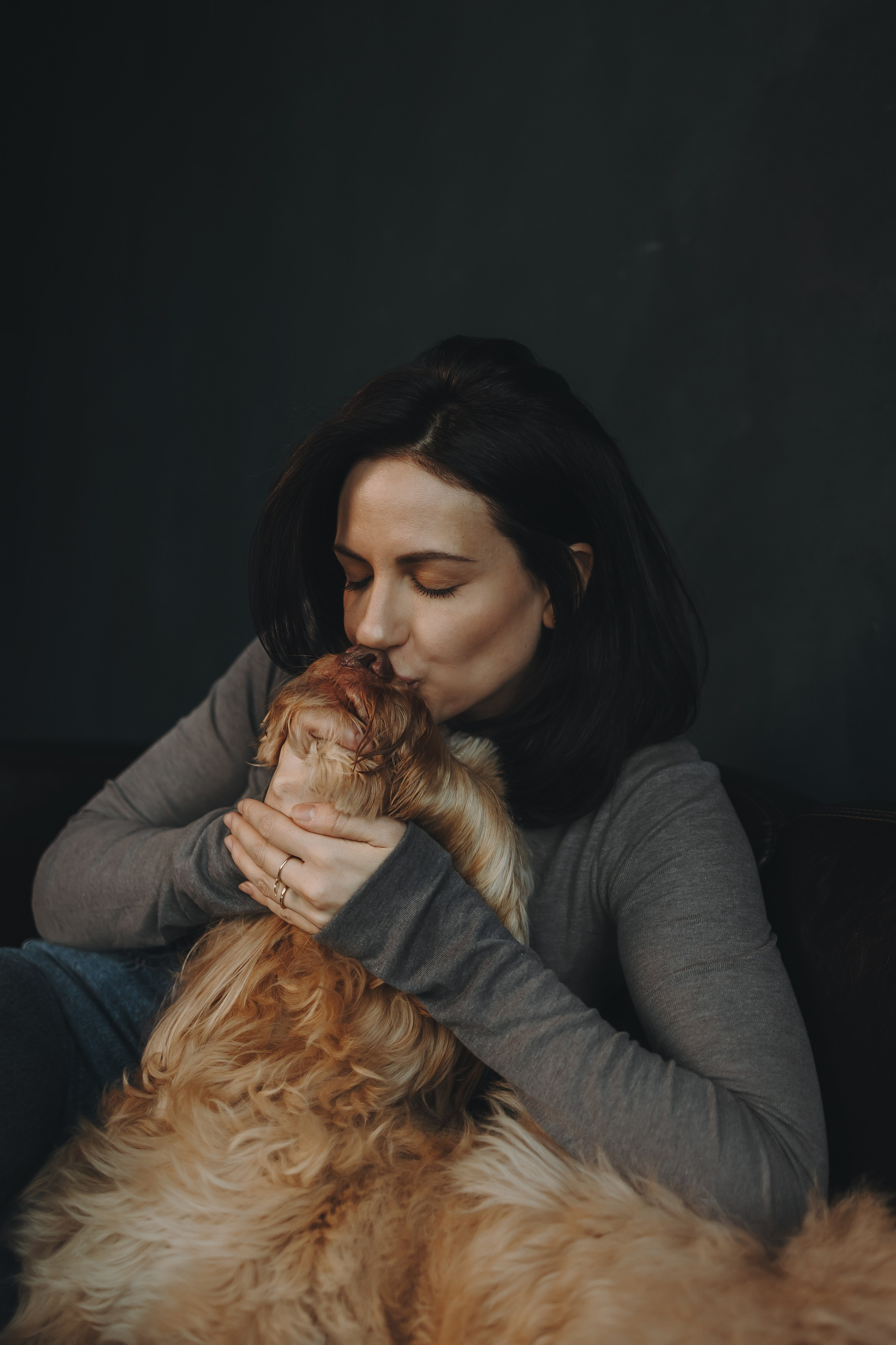 Алина и Фиби. Фотограф-анималист в Санкт-Петербурге Алина Яхонт