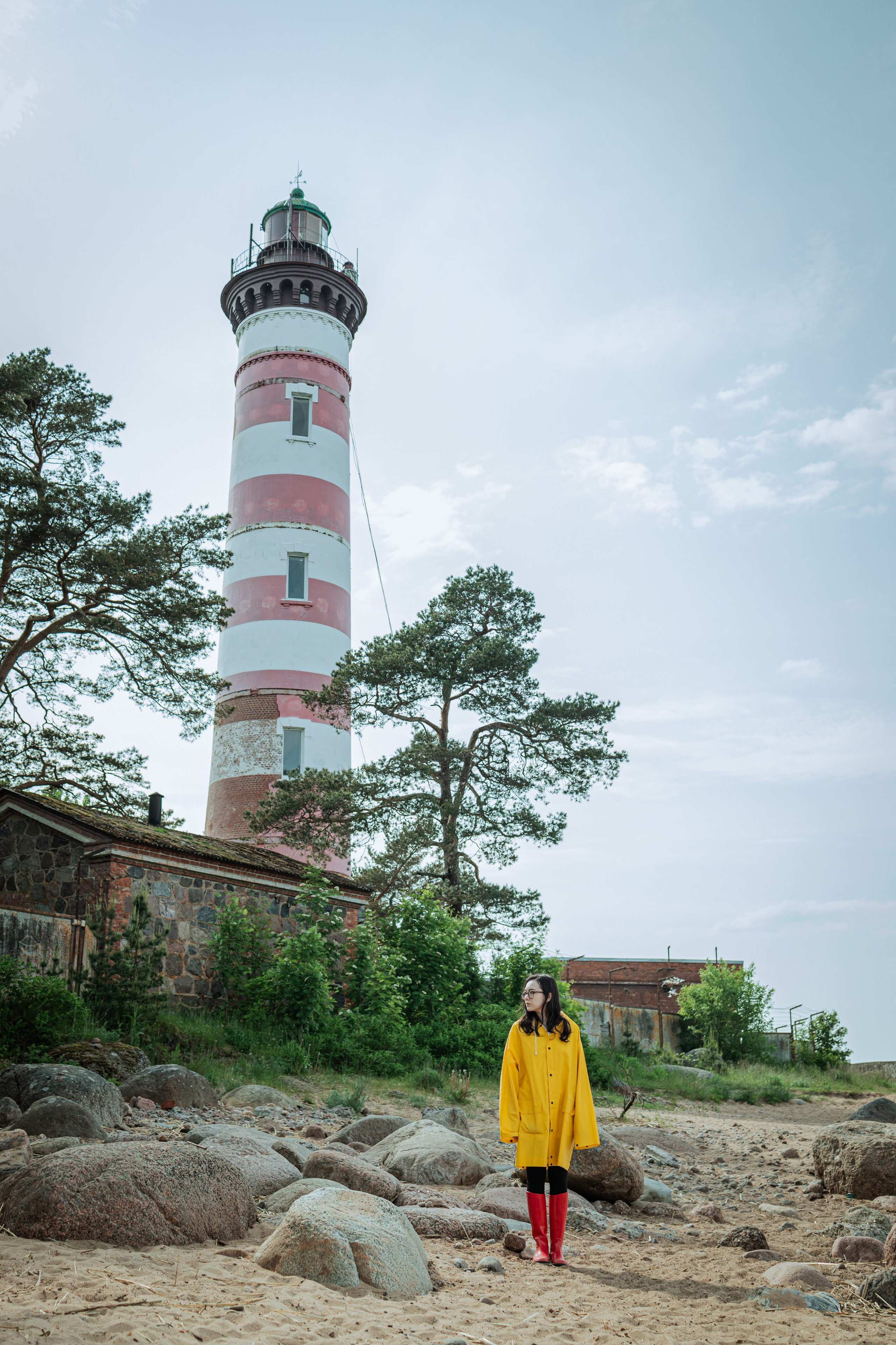 Регина у маяка. Фотограф Санкт-Петербург