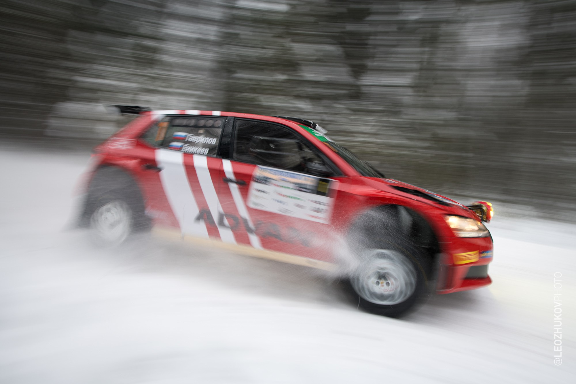 Rally Karelia 2026. Sports photographer Leonid Zhukov