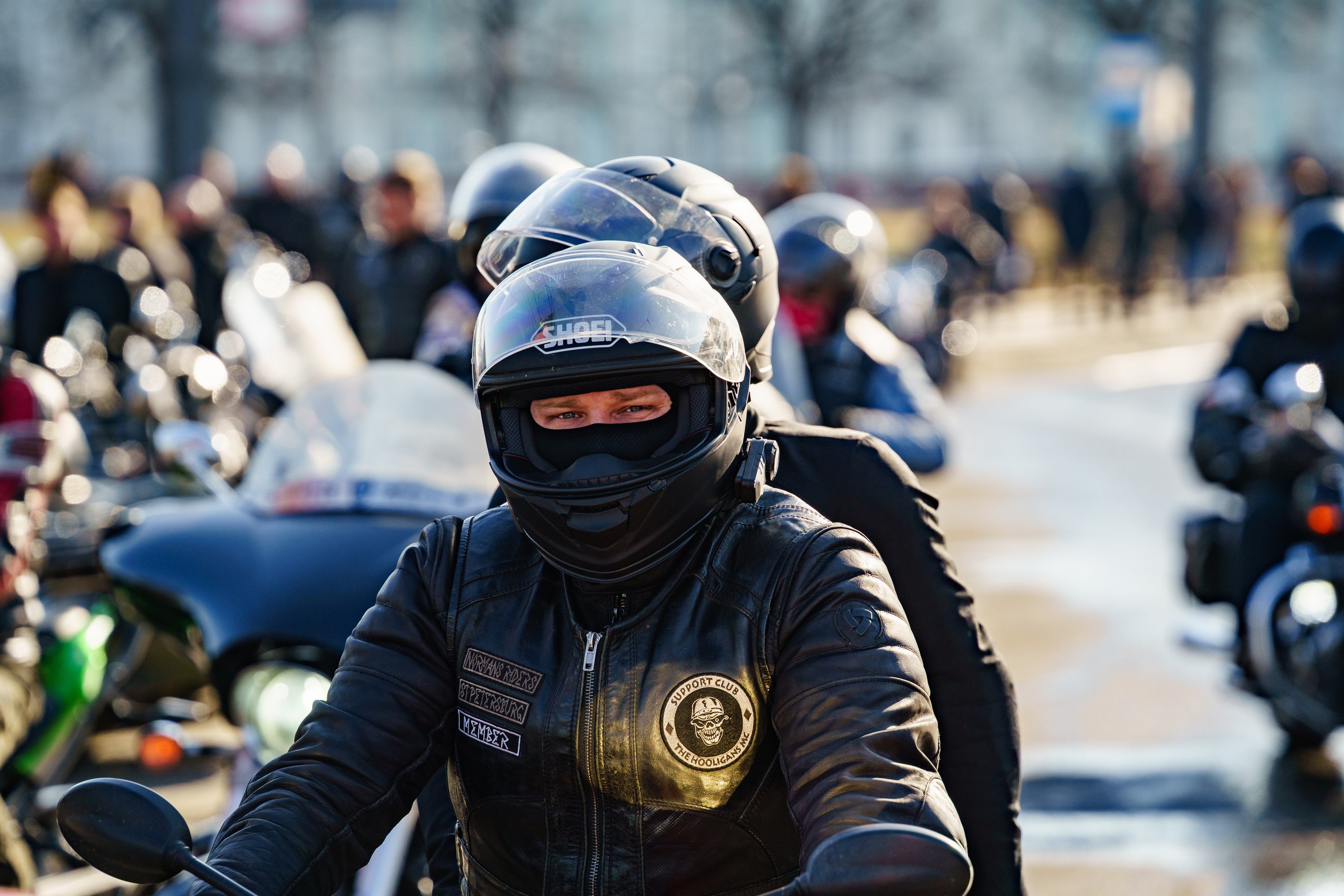 Прохват мотоклуба Norman Riders ч.1. Концертный и репортажный фотограф в Санкт-Петербурге Слава Пахомов