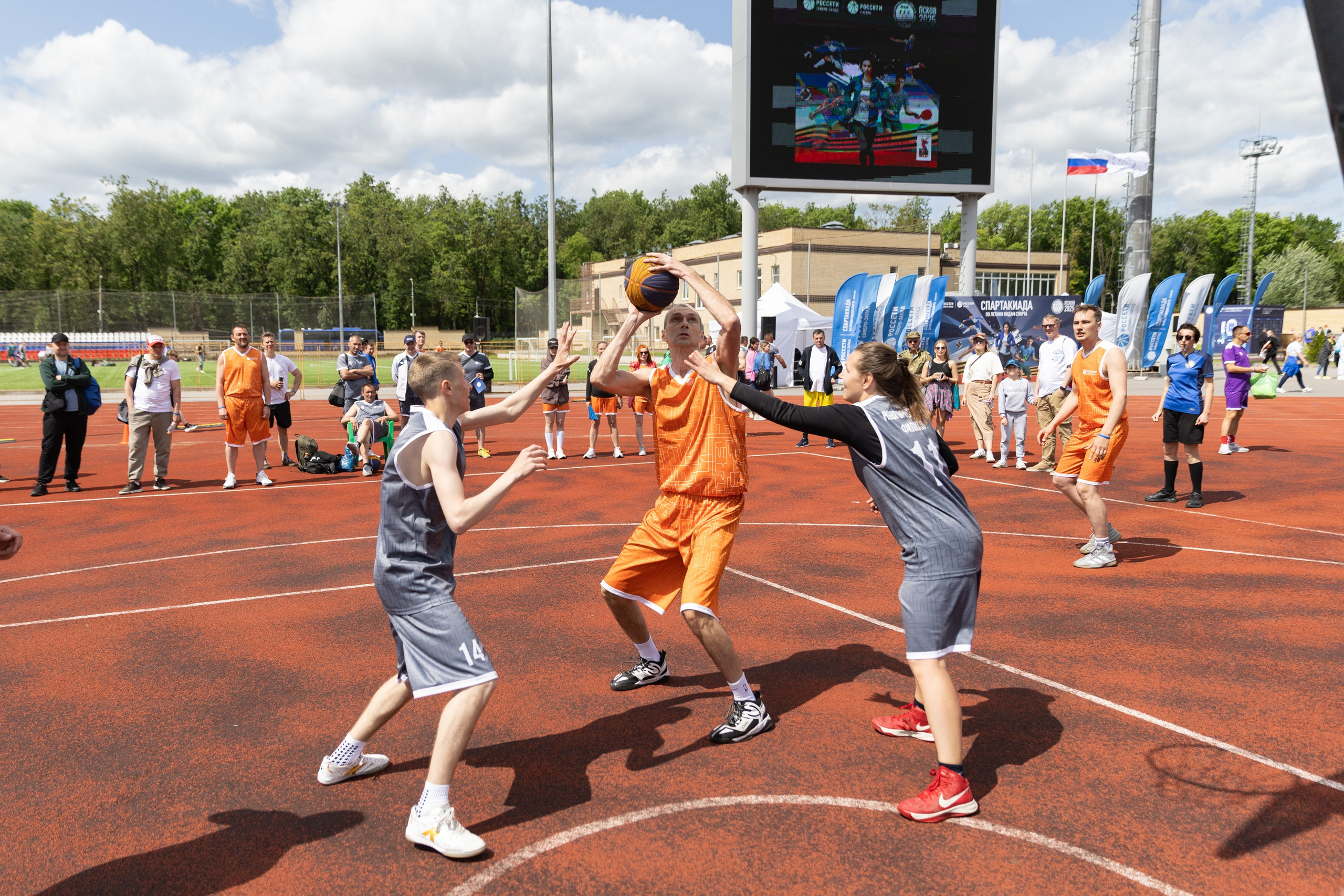 Летняя спартакиада «Росссети». Снимаю съемки