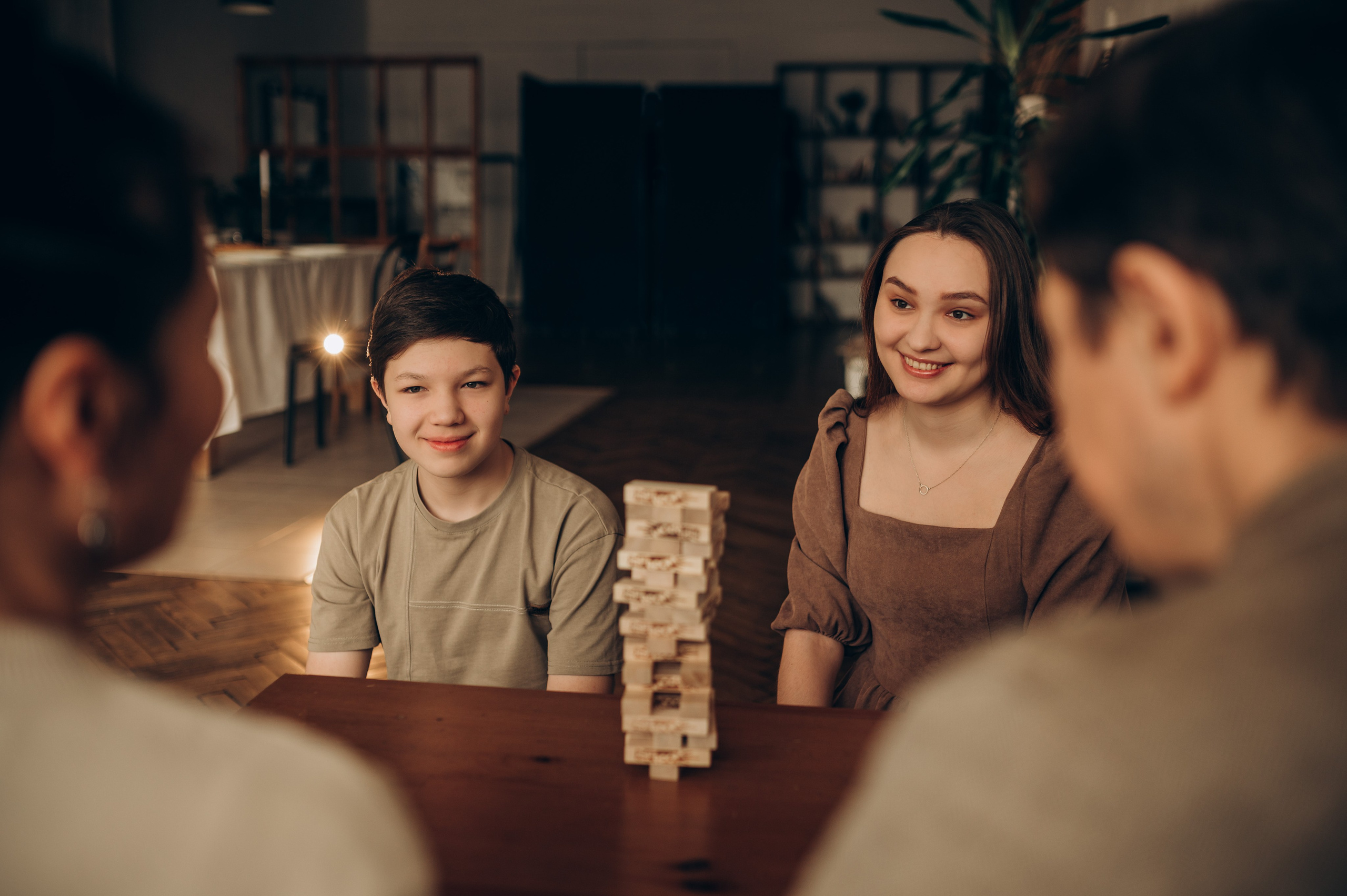 Уютная семейная съёмка в студии. Семейный фотограф в Домодедово и Москве Елена Пичугина