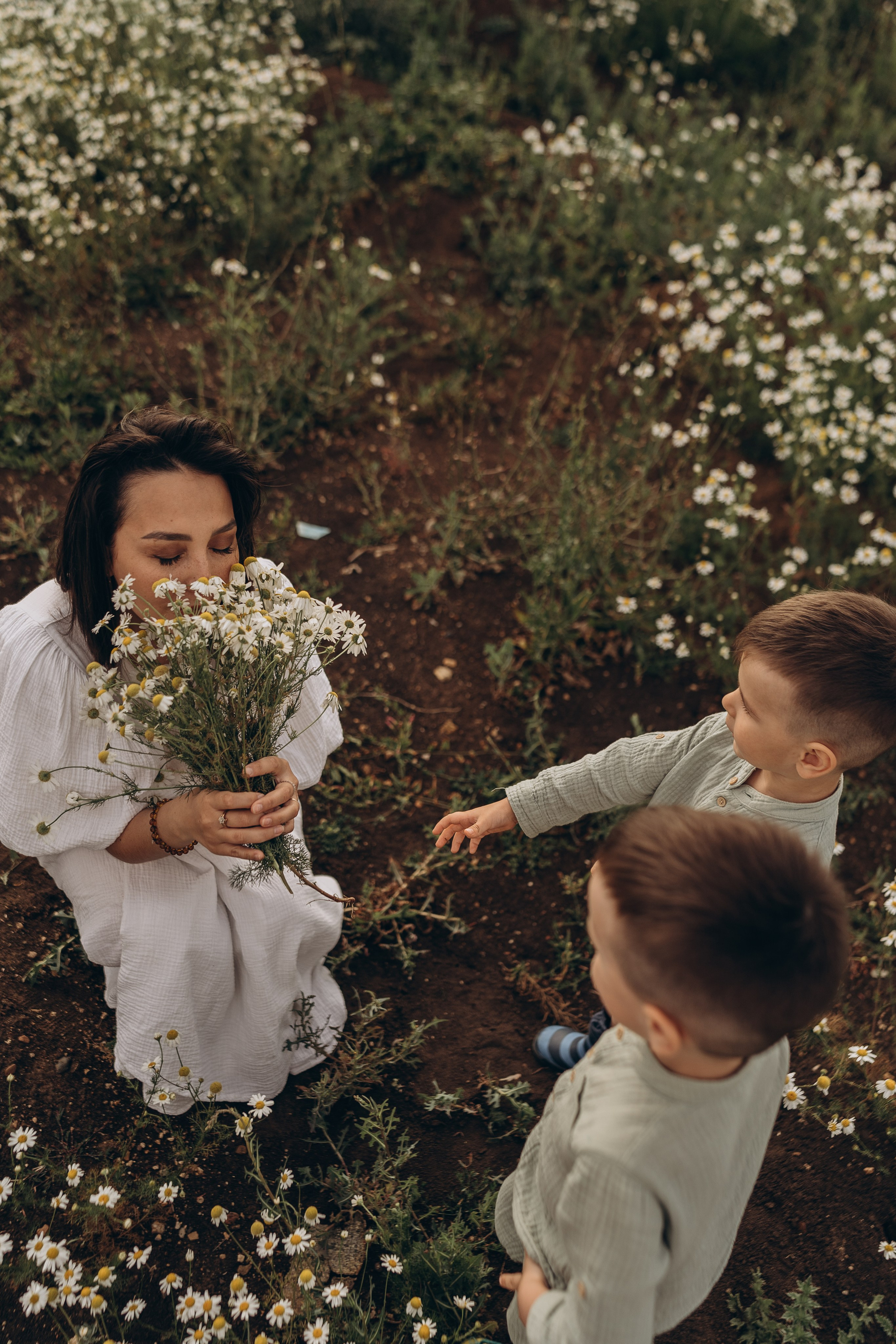 Лето. Ромашки. Семья. Семейный и домашний фотограф в Уфе Ирина Гарасюта
