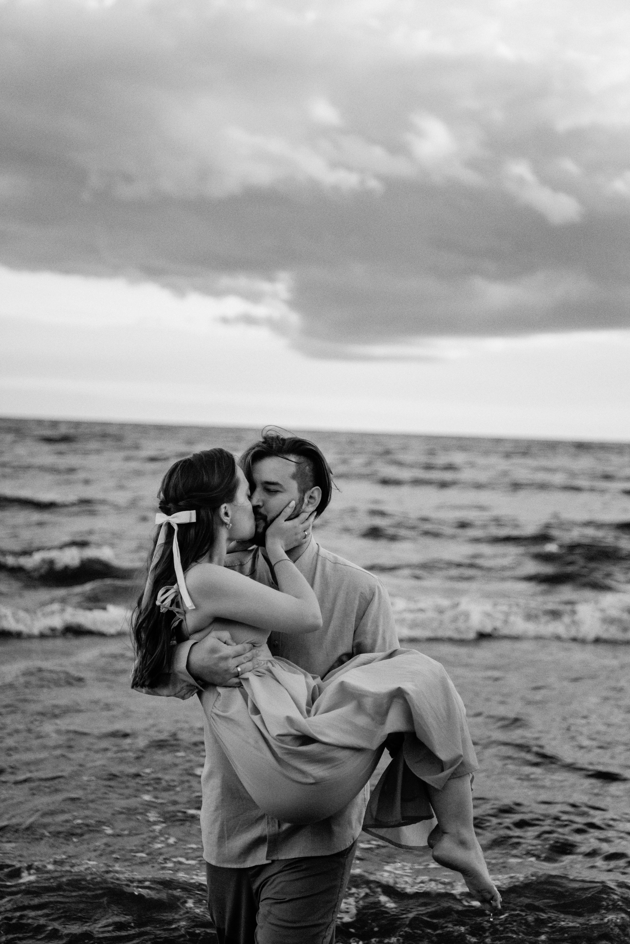 Настя и Вова Финский залив. Свадебный фотограф в Санкт-Петербурге София Шубик