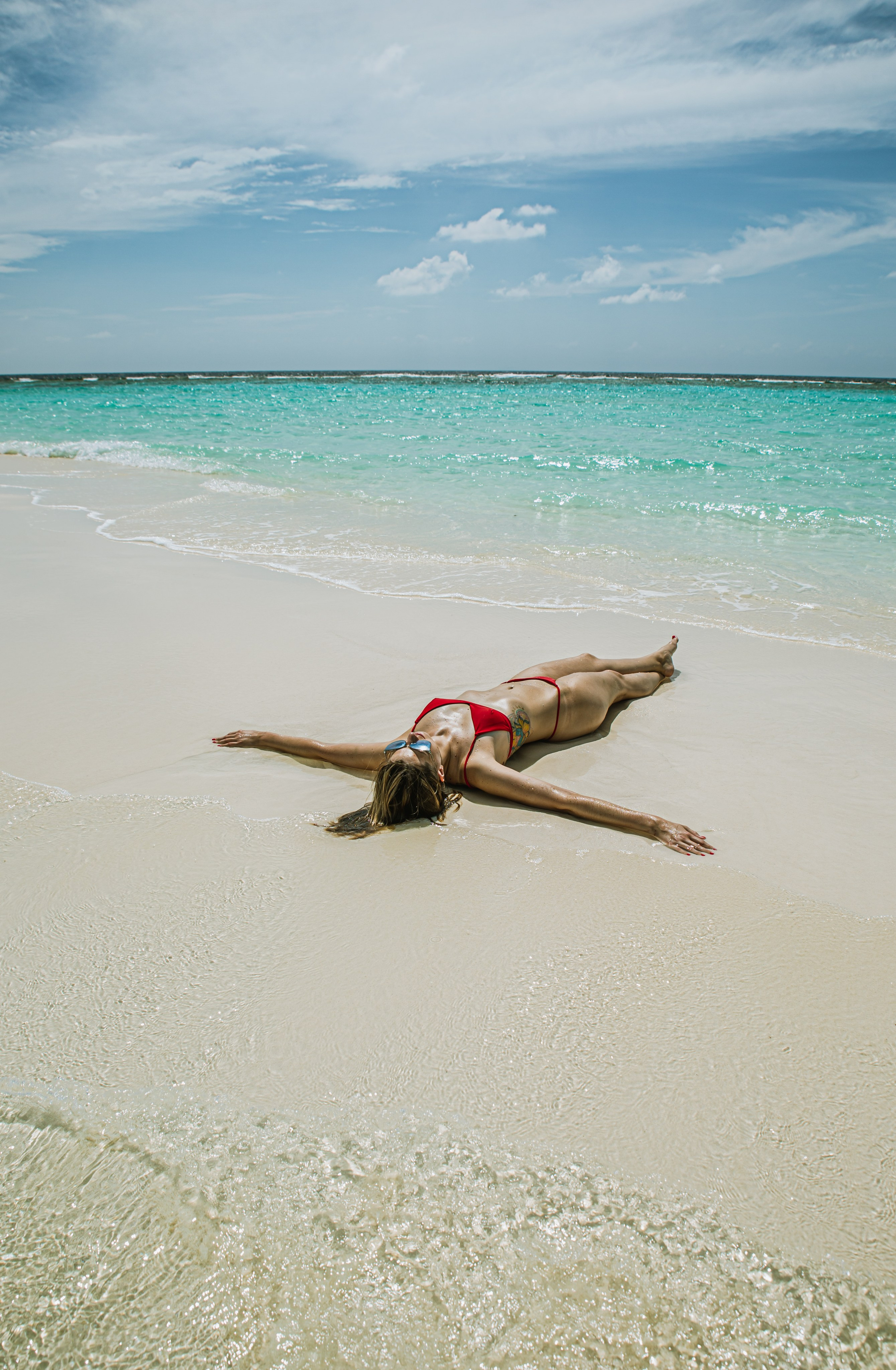 Portrait. Photographer in Maldives
