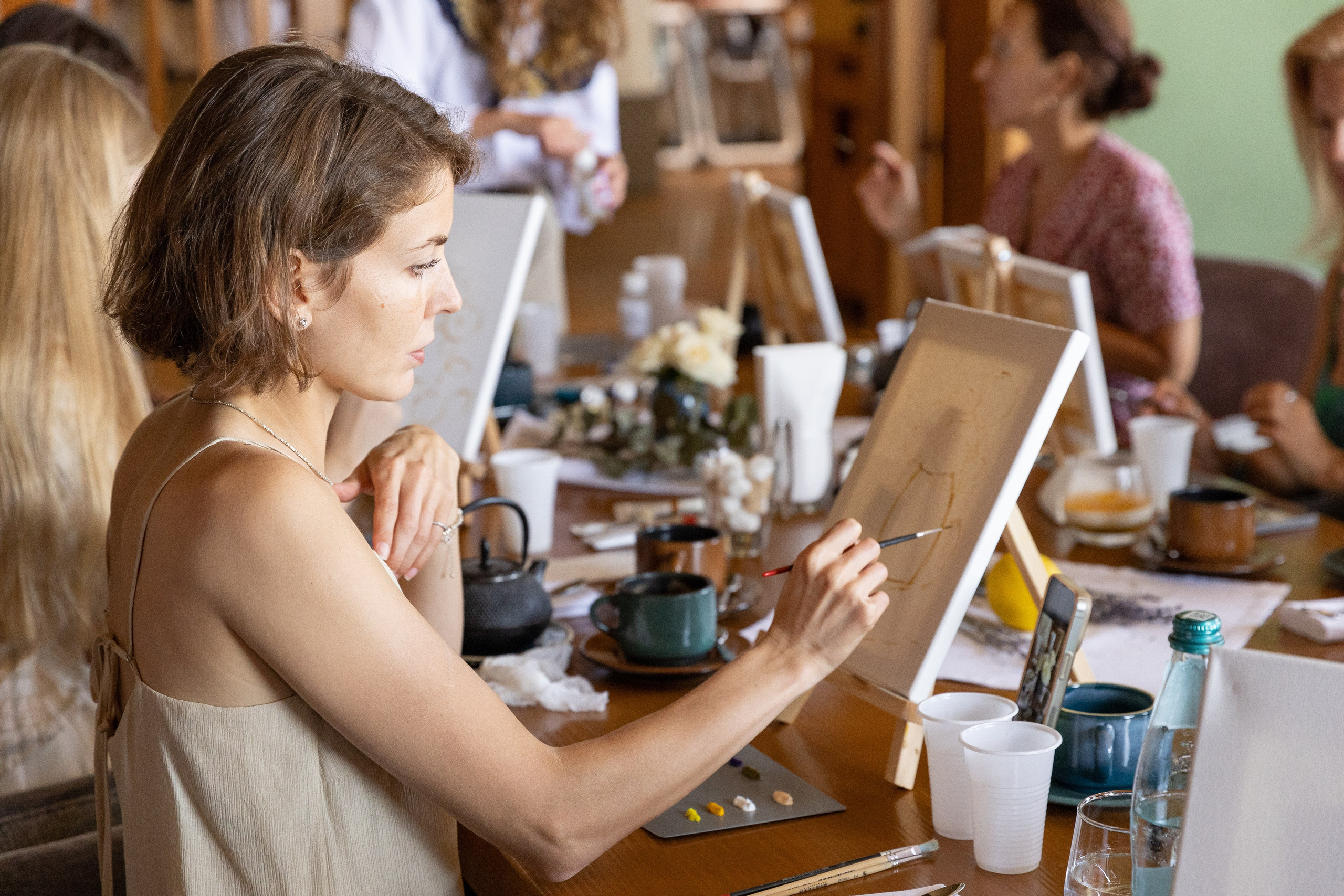 МАСТЕР-КЛАСС ПО ЖИВОПИСИ МАСЛОМ. Фотограф в Сочи Екатерина Потапова