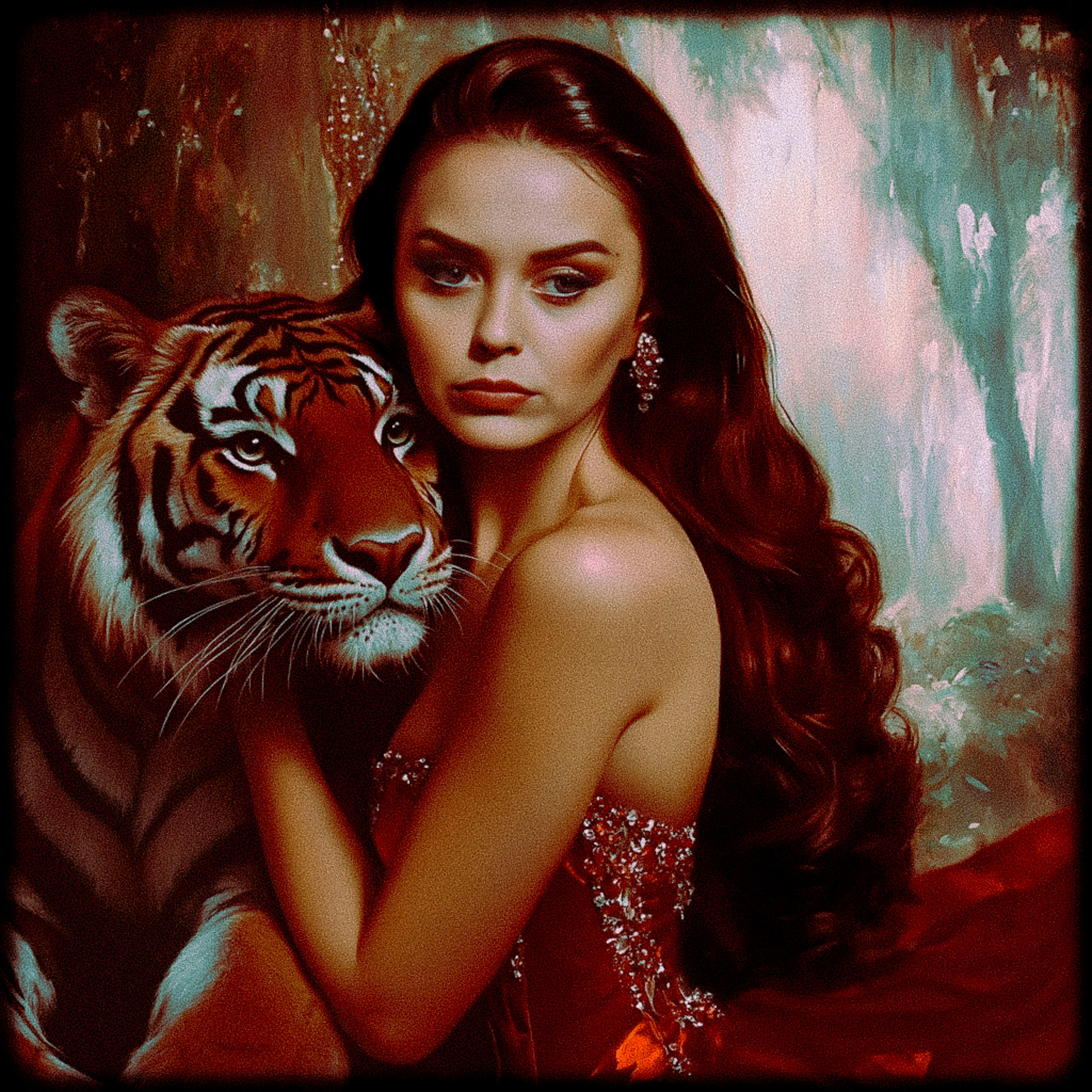 Нейрофотосессия для Марии. Лесной сказочный образ. ФотоХудожник Харитонова Ирина г. Санкт-Петербург