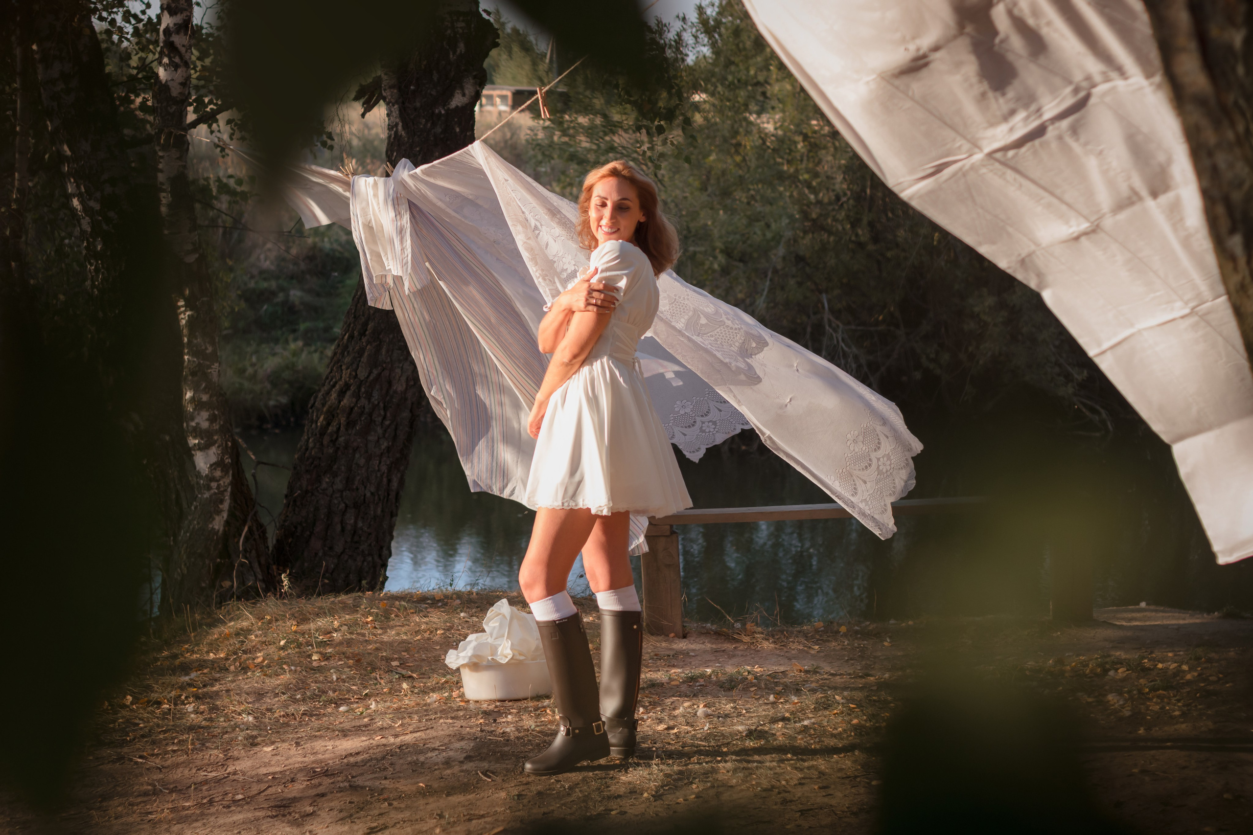 Большая стирка. Анна и Елена. Фотограф Мария Винницкая