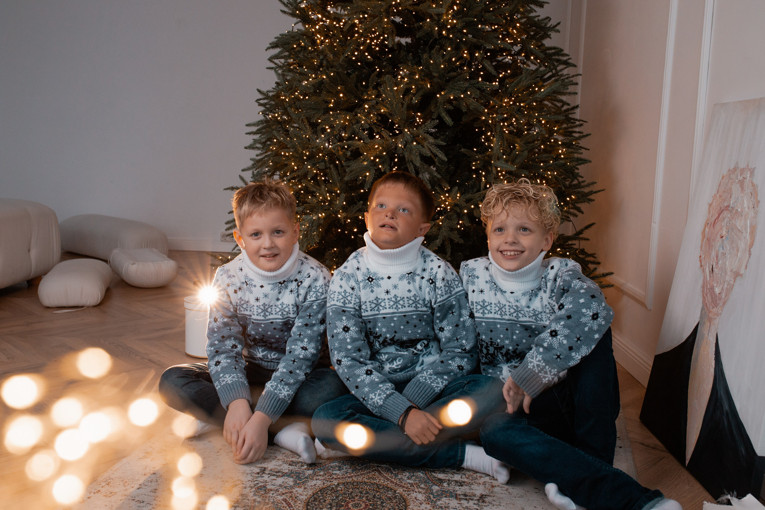 Инна с семьёй