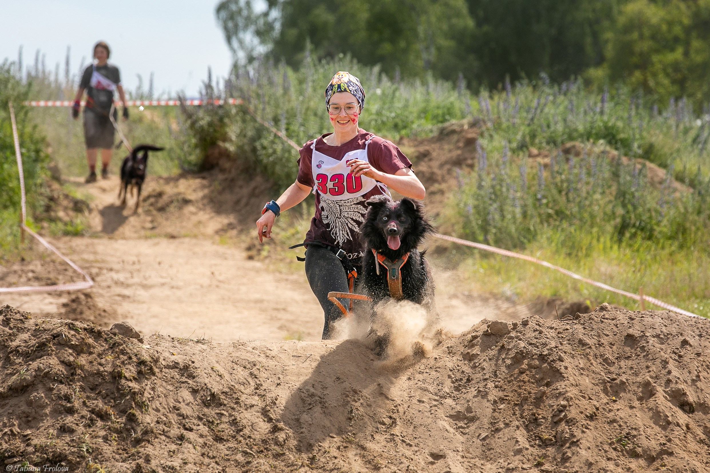 Фоторепортаж с забега с собаками. Фотограф-анималист в Москве и Московской области Татьяна Фролова