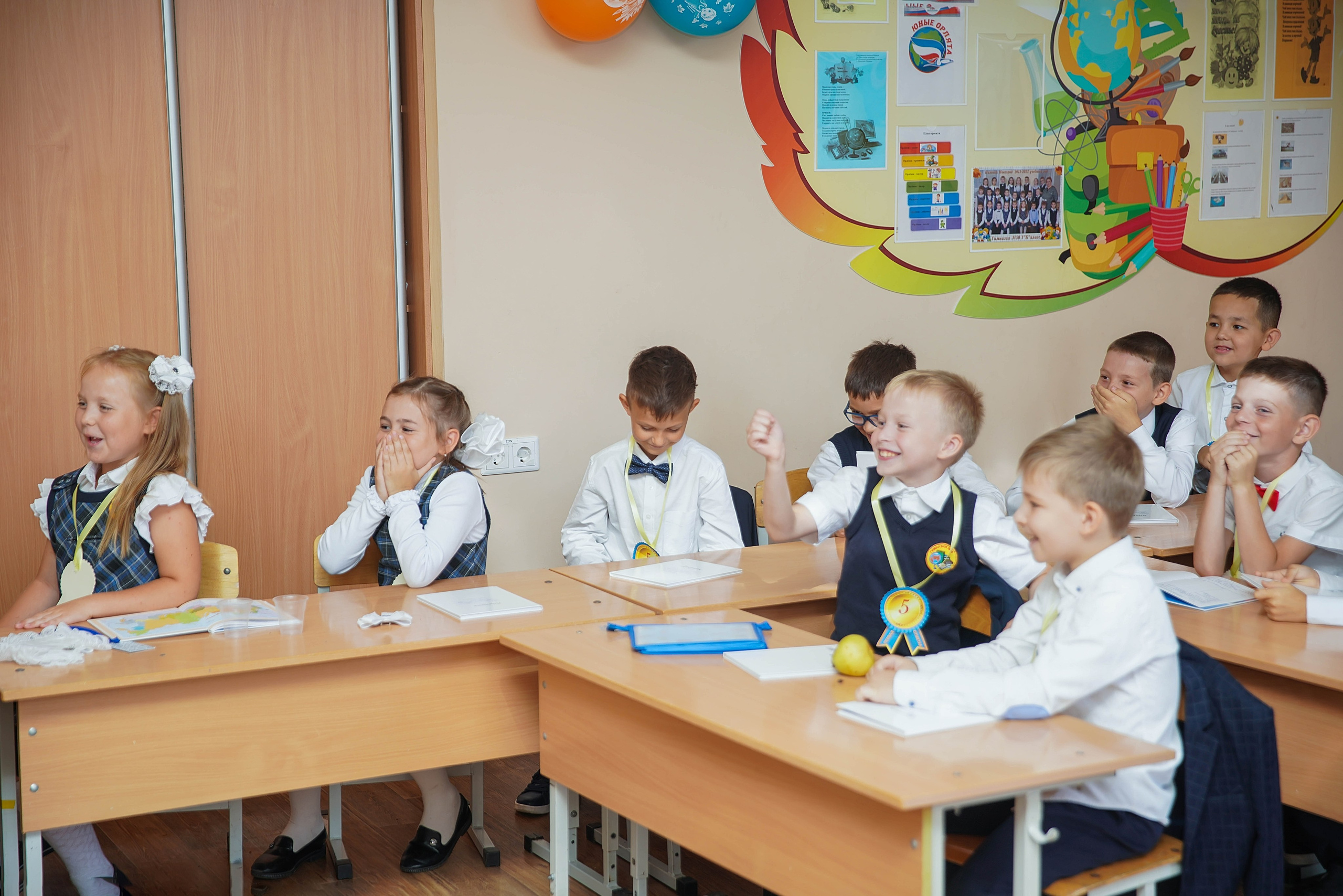 Праздник в классе. Семейный и детский фотограф в Нижнем Новгороде