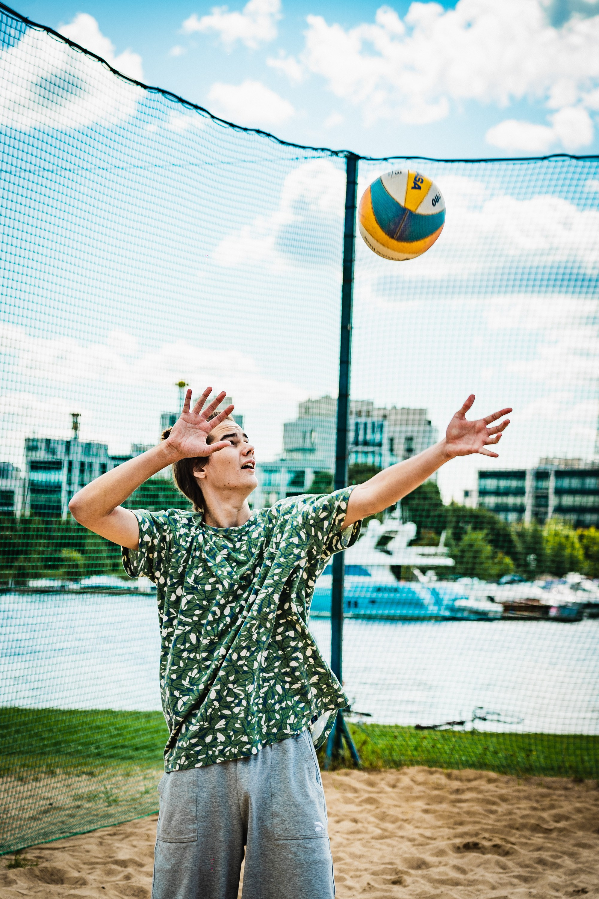 Пляжный волейбол. Репортажный и портретный фотограф в Санкт-Петербурге Пчелинов Александр