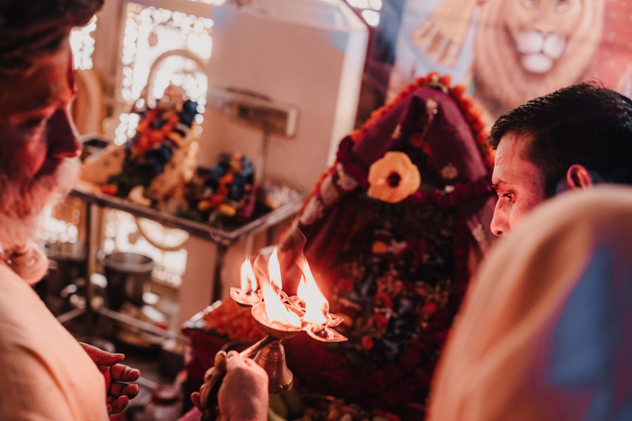 Navaratri yajna at Devraha Baba Ji ashram. Мариам Багдасарян