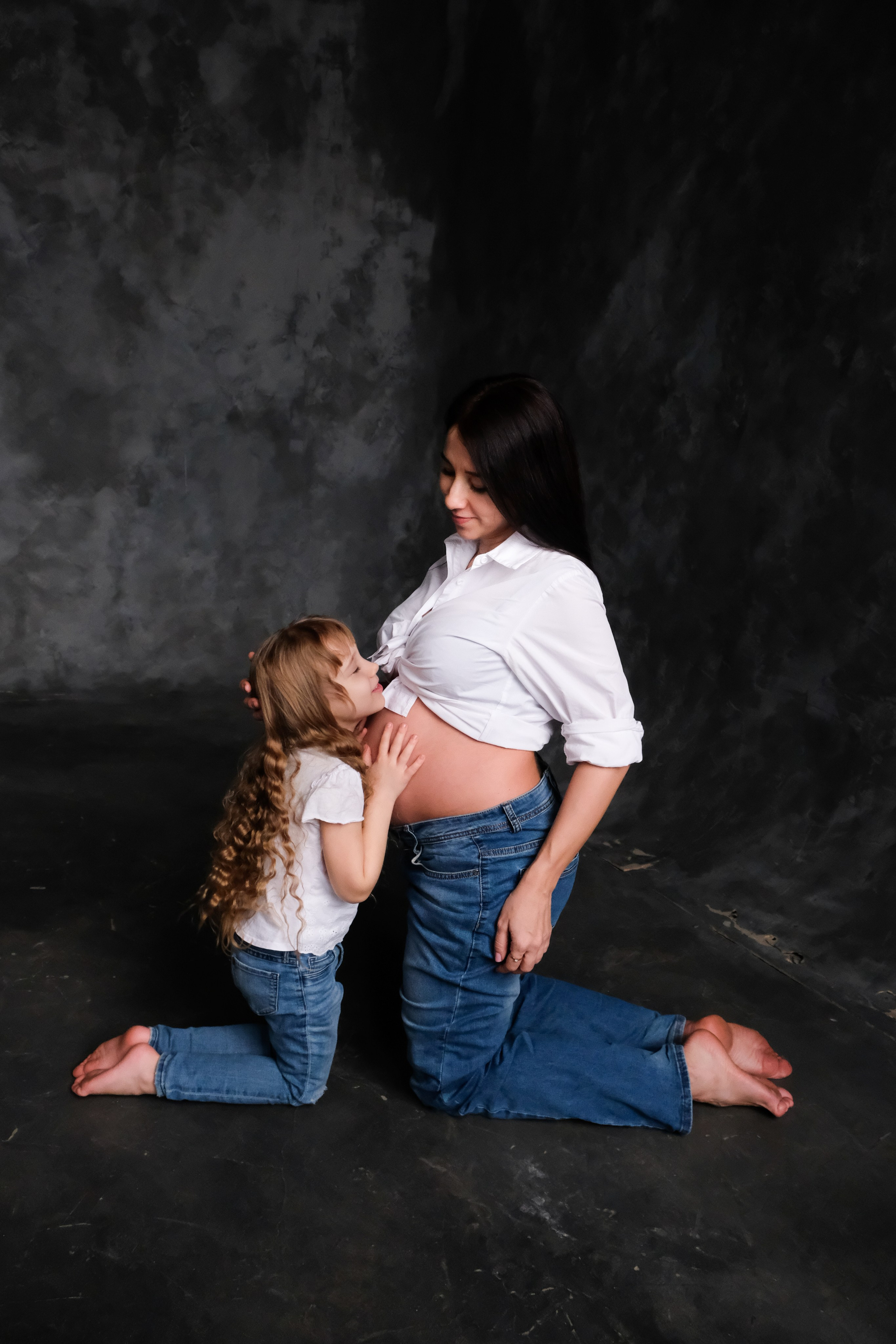 Маша беременность и Саша дочка. Фотограф Наташа Лисица