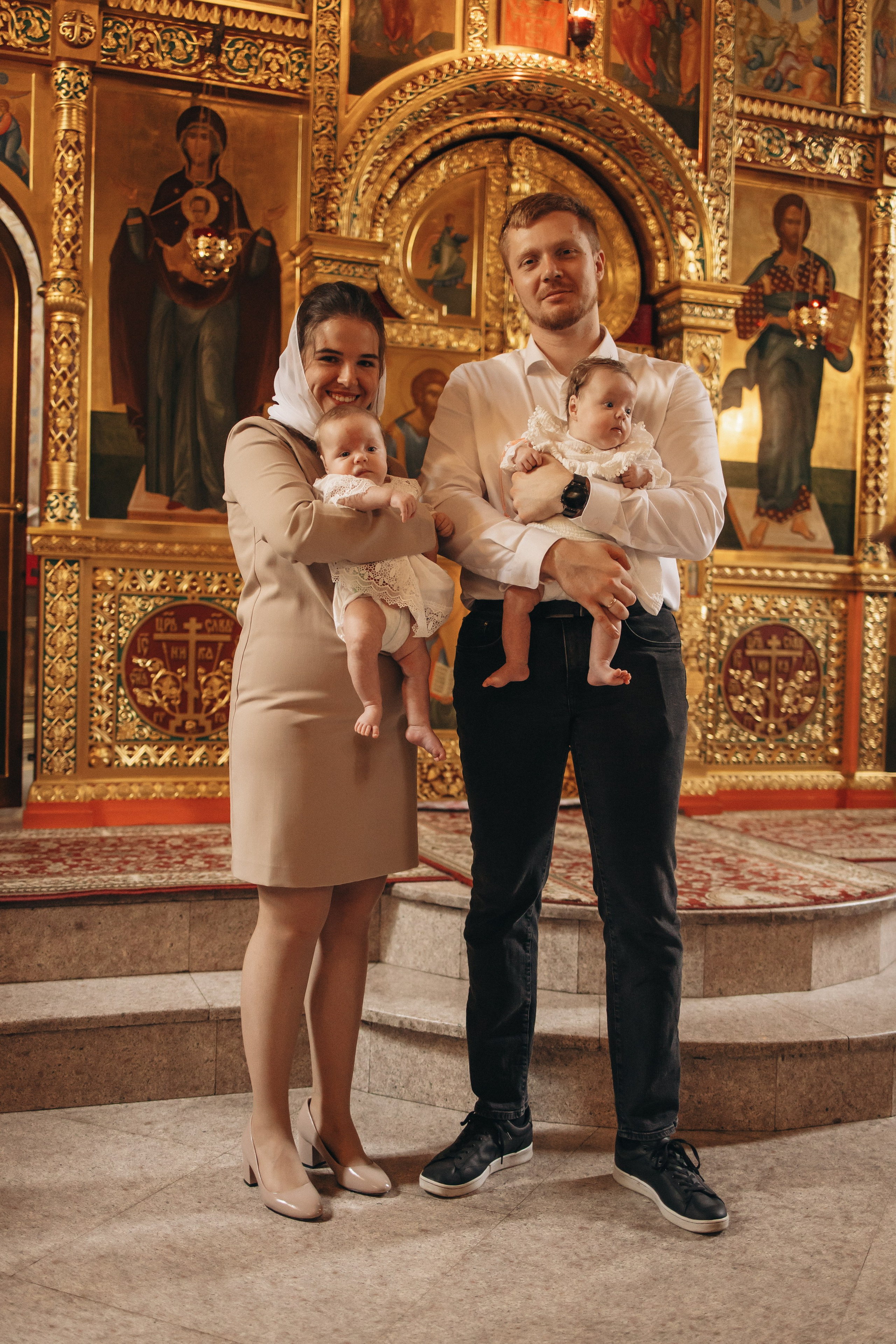 Крещение Дарии и Маргариты. Фотограф Анастасия Бобылева, Москва и Московская область