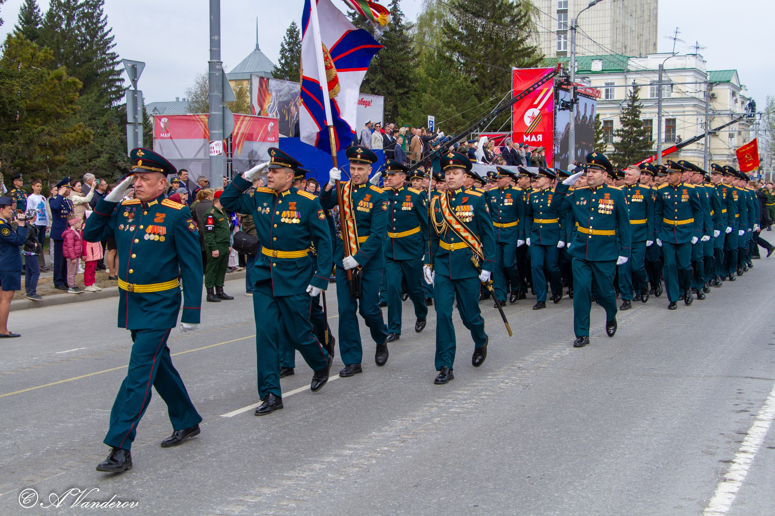Парад Победы Омск 2024. Фотограф Омск | Александр Вандеров