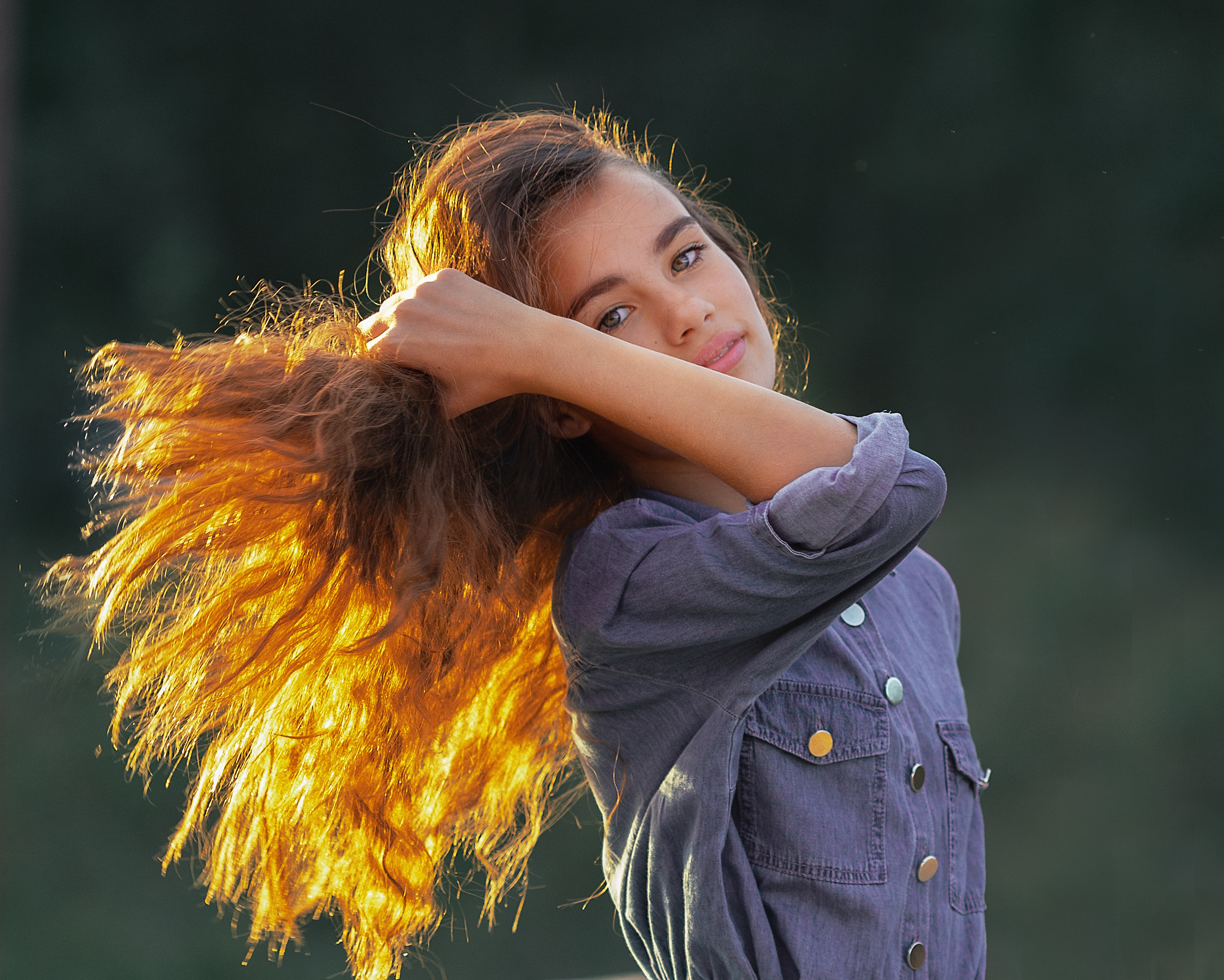 Закат на заброшенной ГЭС. Актерское и модельное портфолио. Фотограф в Москве Екатерина Коломеец