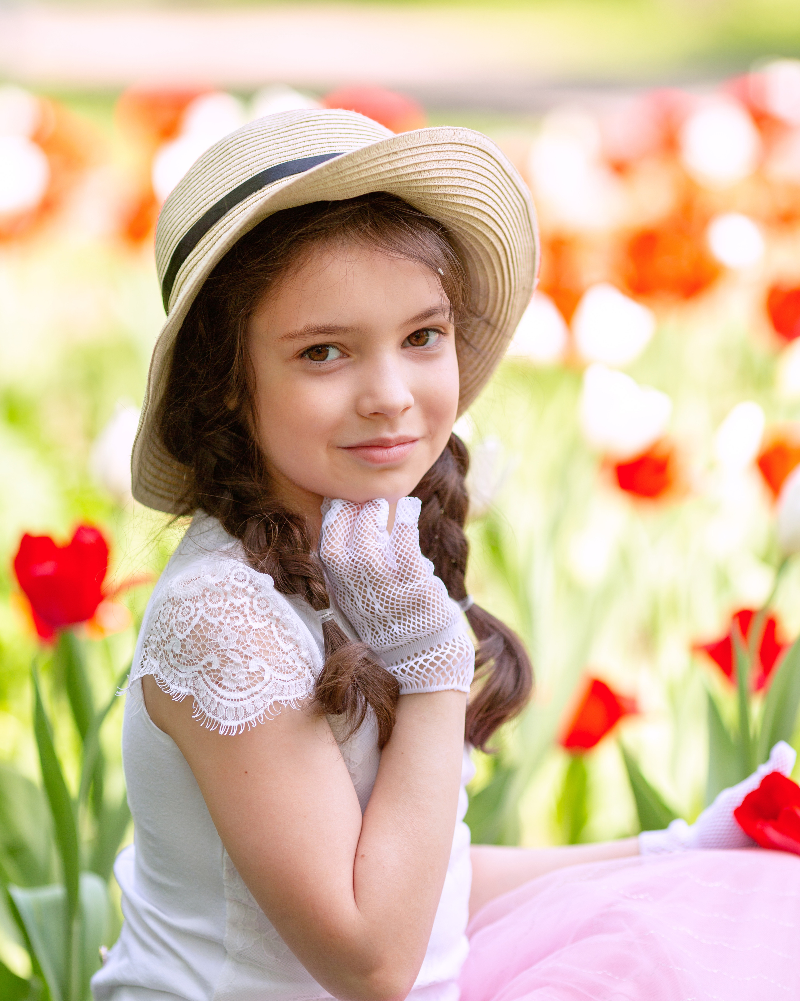 Варя в цветущем саду. Актерское и модельное портфолио. Фотограф в Москве Екатерина Коломеец