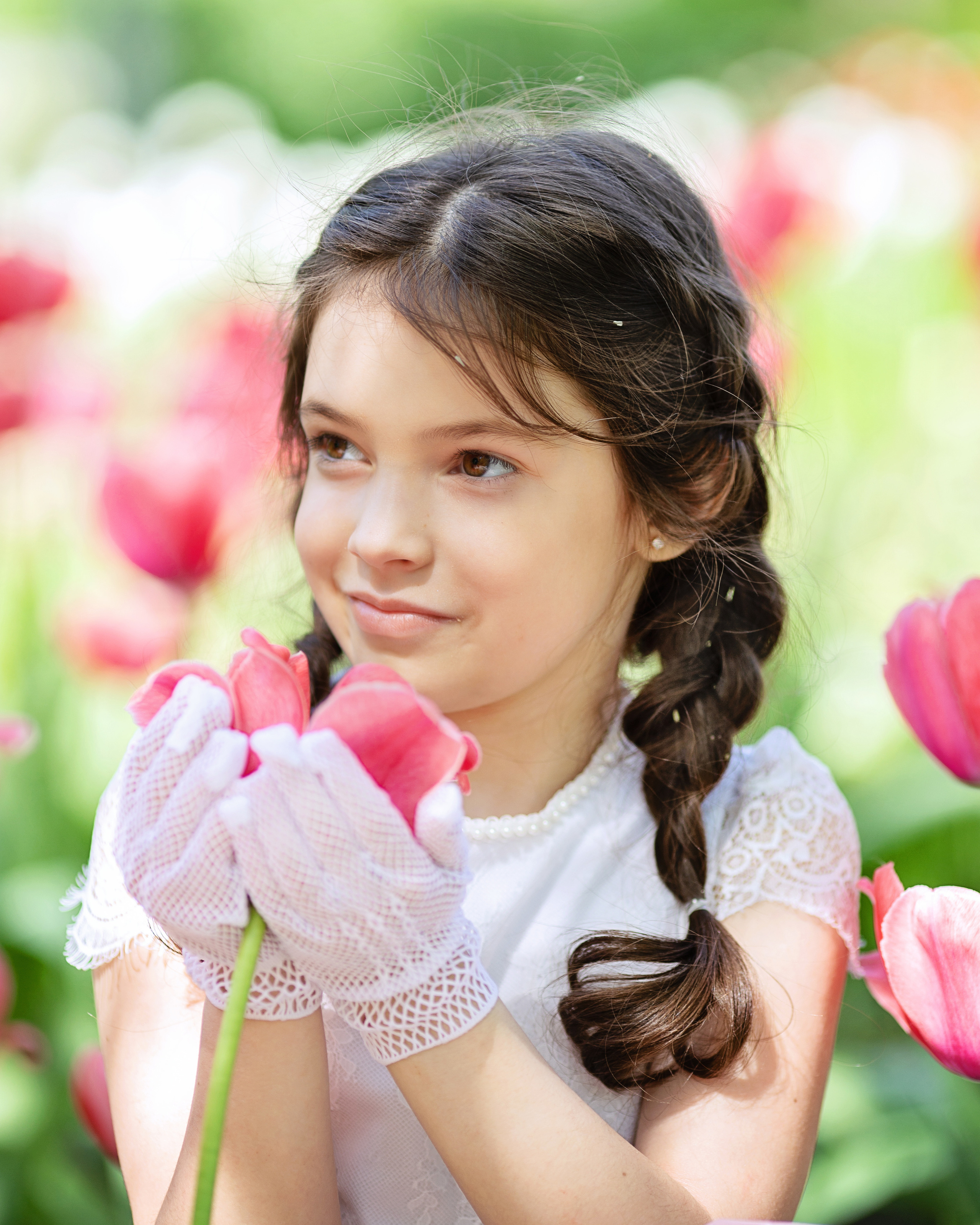 Варя в цветущем саду. Актерское и модельное портфолио. Фотограф в Москве Екатерина Коломеец